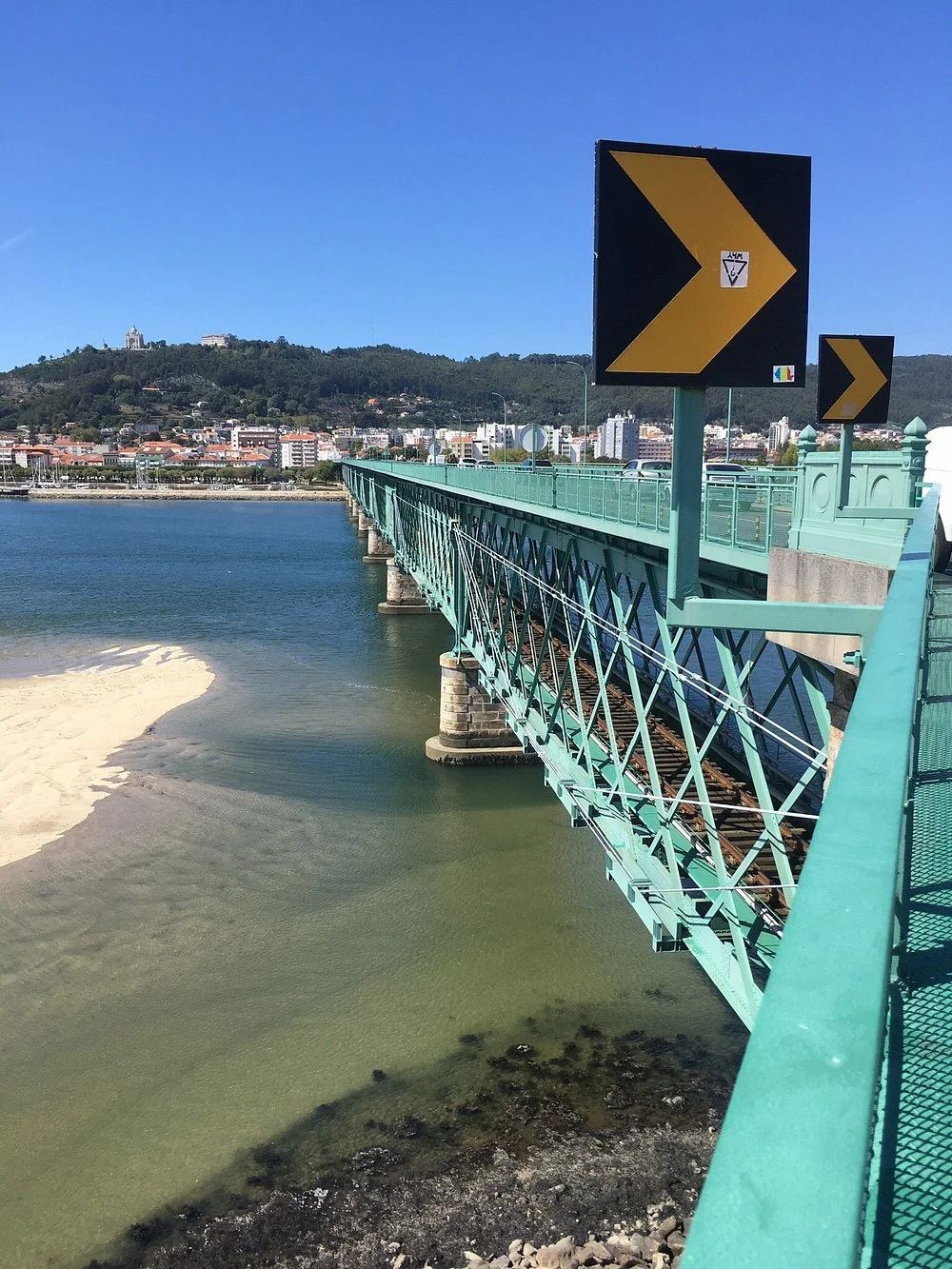 This bridge is the longest bridge I have ever walked across. It is called Ponte Eiffel designed by Gustave Eiffel who designed the Eiffel tower in Paris. 