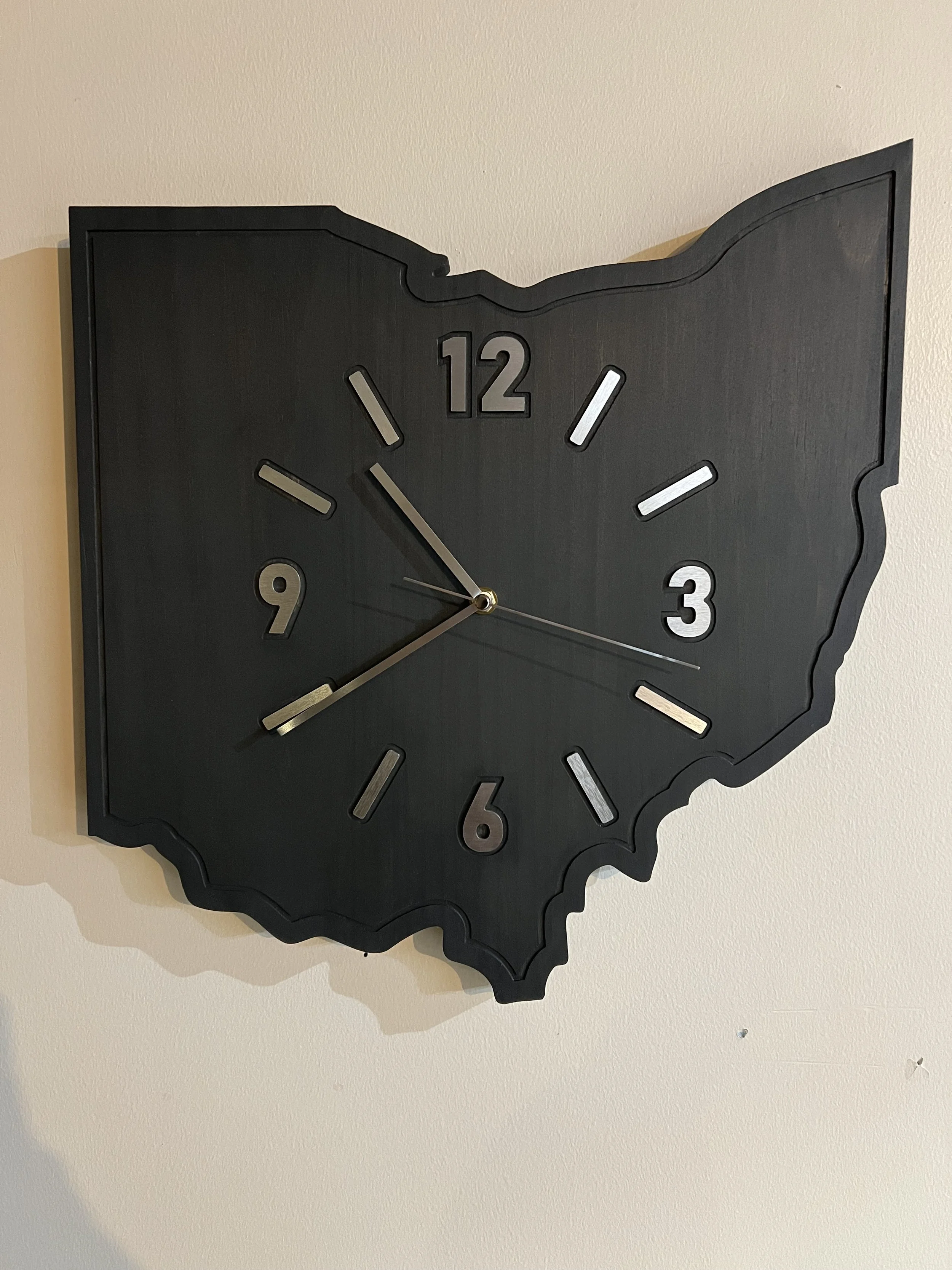 Wood Ohio Clock - 16"