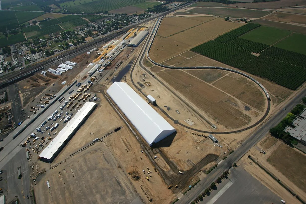 Cover-All Building and Loop Track