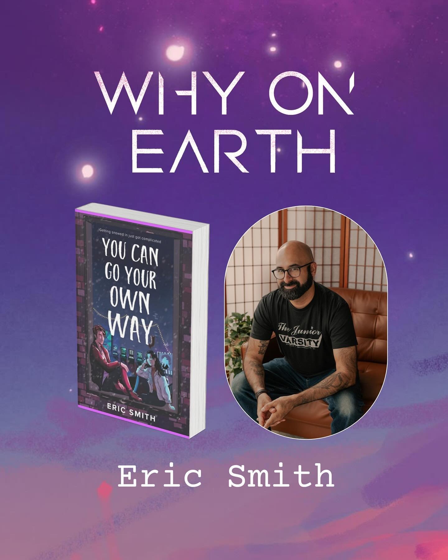 There is guaranteed feet kicking and swooning reading @ericsmithrocks&rsquo;s short story in WHY ON EARTH. If you&rsquo;re not a fan of Eric&rsquo;s this will for sure convert you!