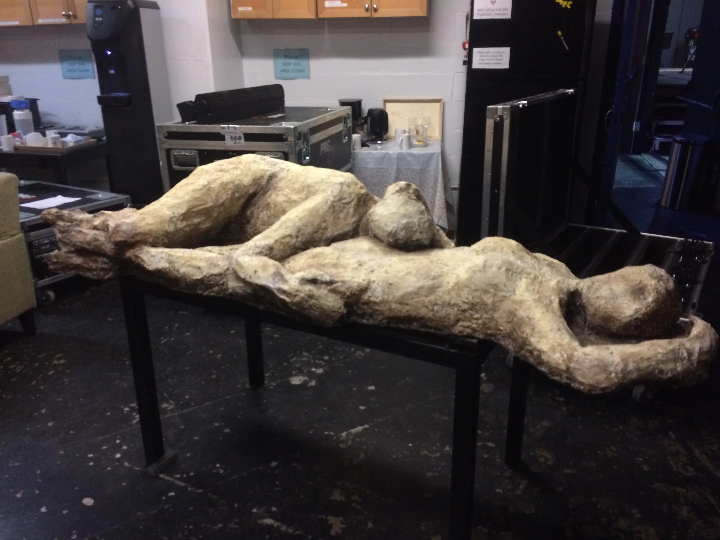 Pompeii Pyroclastic Figures Sculpture