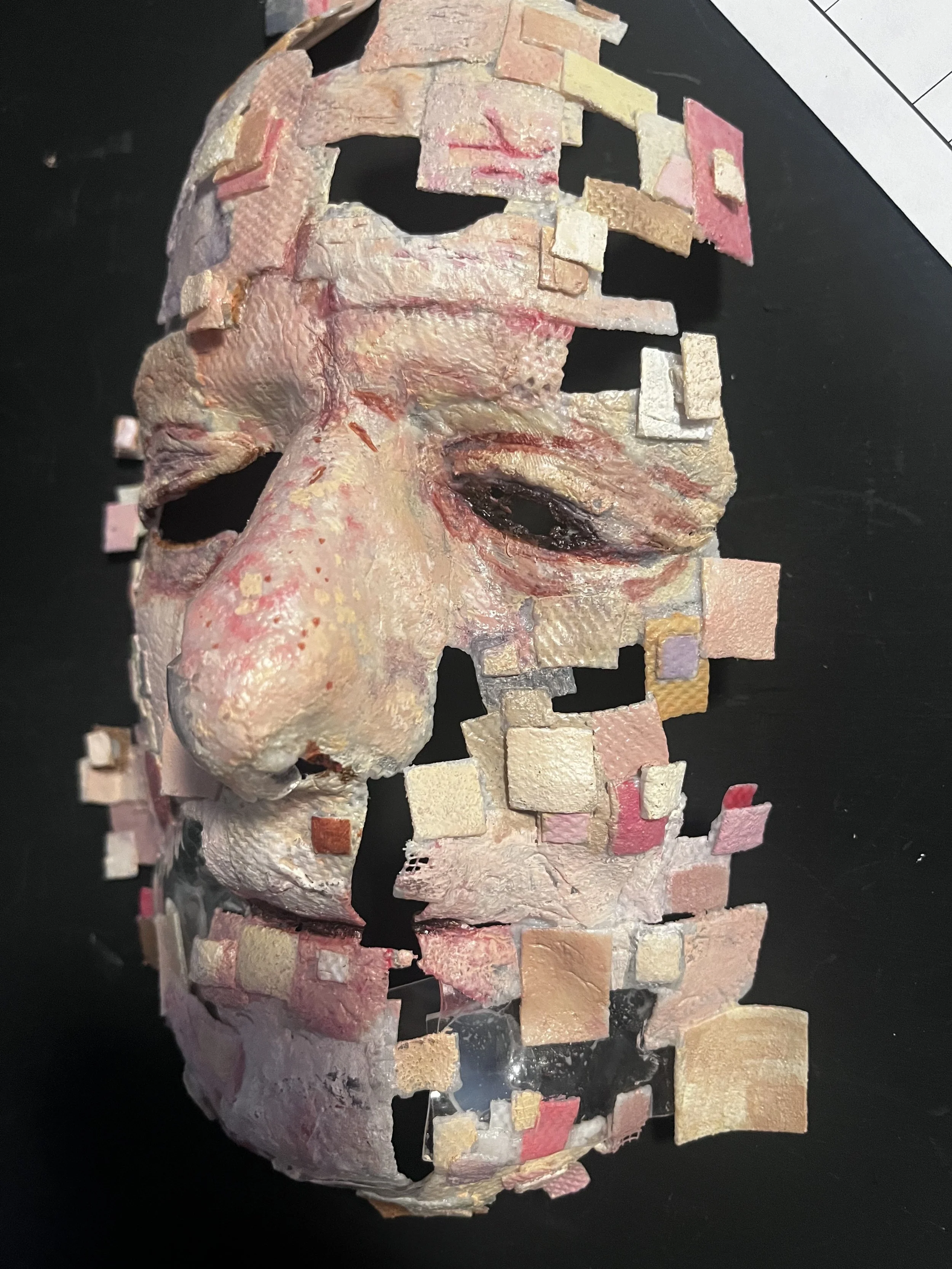 Pixilated Mask- JOB the play