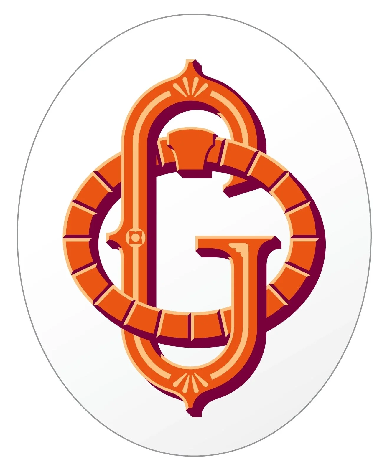 Gifts of $10 or more will receive this Old Goucher window cling, designed by Post Typography.