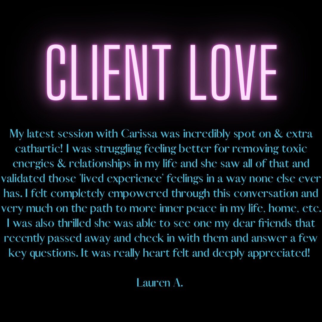 I'm always grateful for the amazing people that find their way to me for guidance, support, and connecting with Spirit. 

I will never be able to articulate just how profound these connections have been and continue to be. 

Through taking ownership 