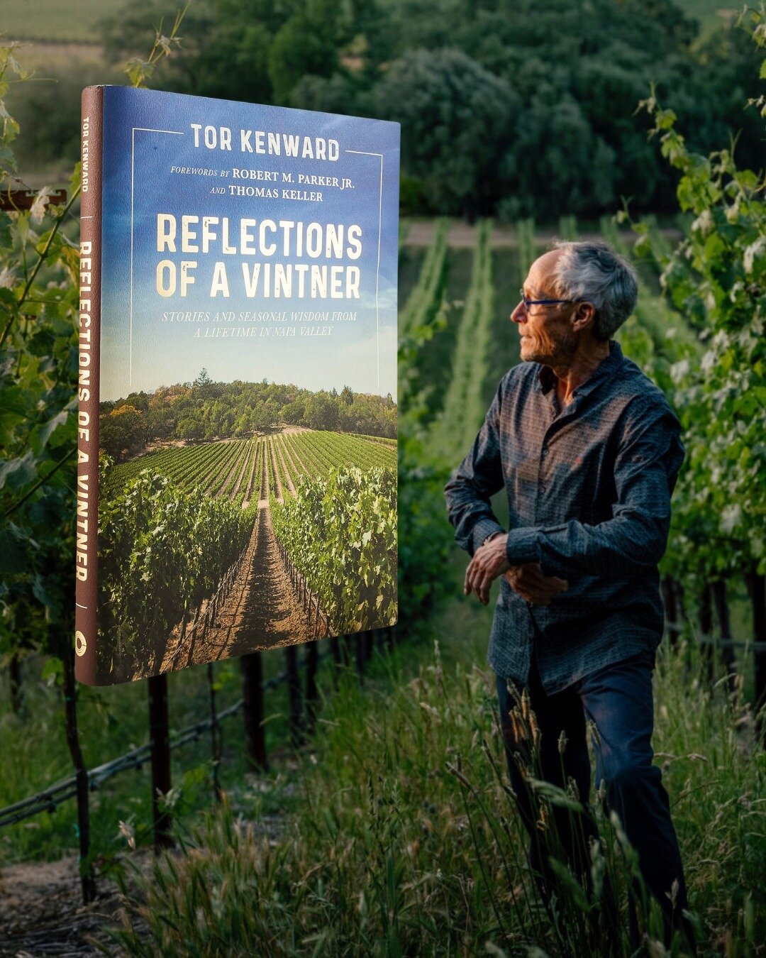 On @jpmorganprivatebank Summer Reading List: Reflections of a Vintner - Stories and Seasonal Wisdom from a Lifetime in Napa Valley by Tor Kenward 
.
.
.
This iconic, award-winning vintner recounts the lessons learned and friendships forged during his