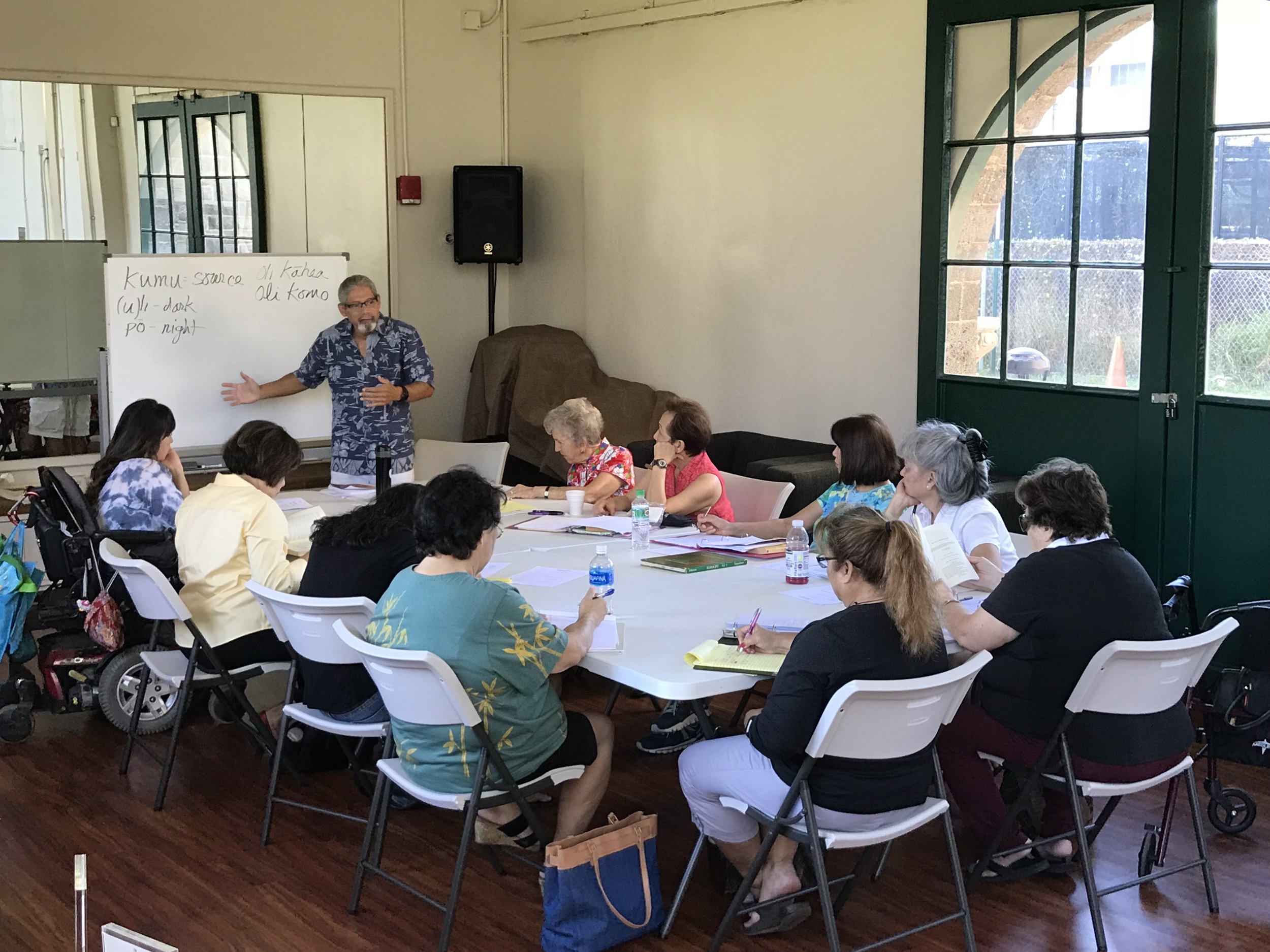  The Hawaiian Knowledge Class covers language, culture, and literature. 