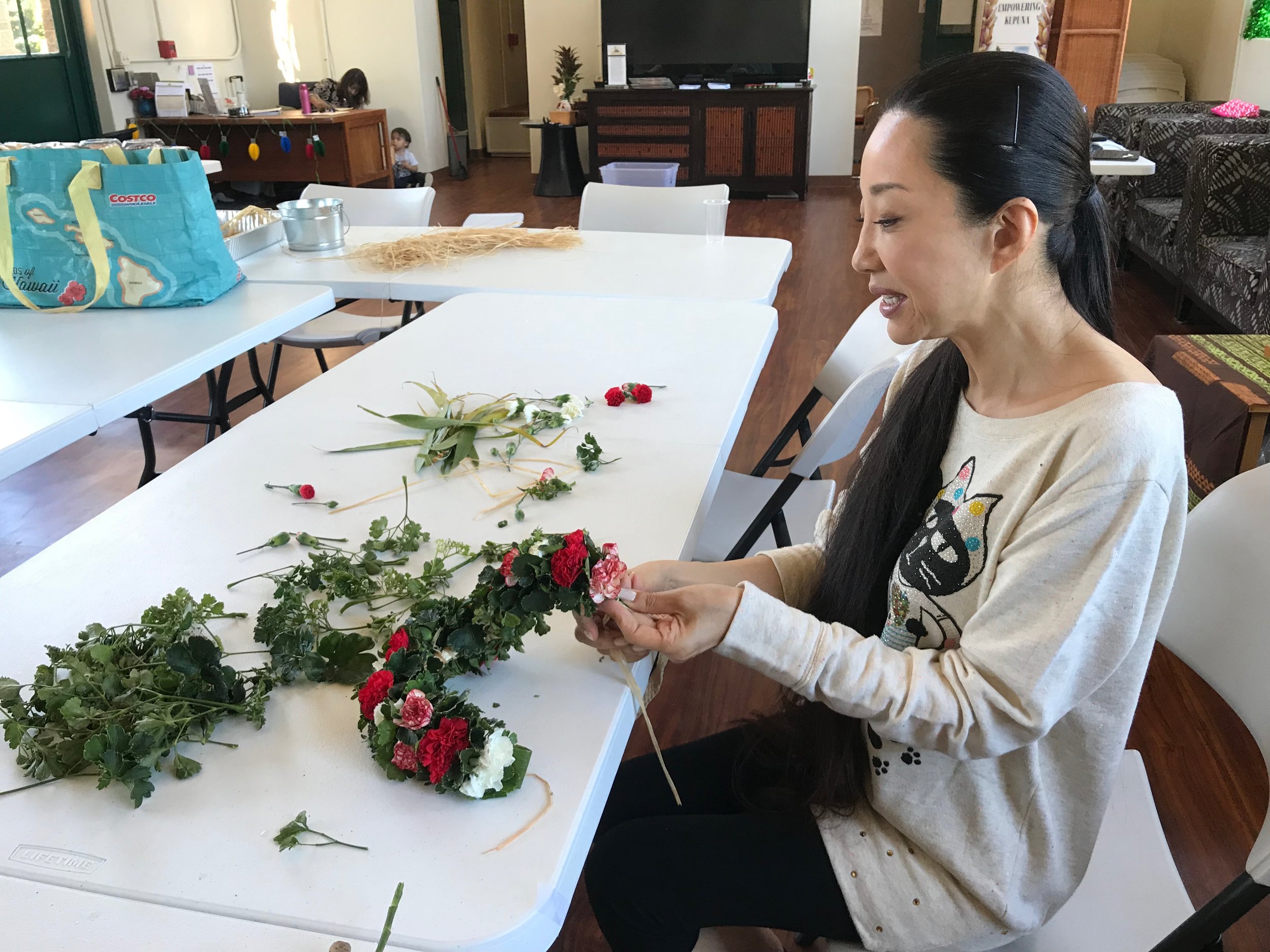  Lei Making/Pua Culture and Lauhala Weaving are just some of the craft courses offered at NKMC. 