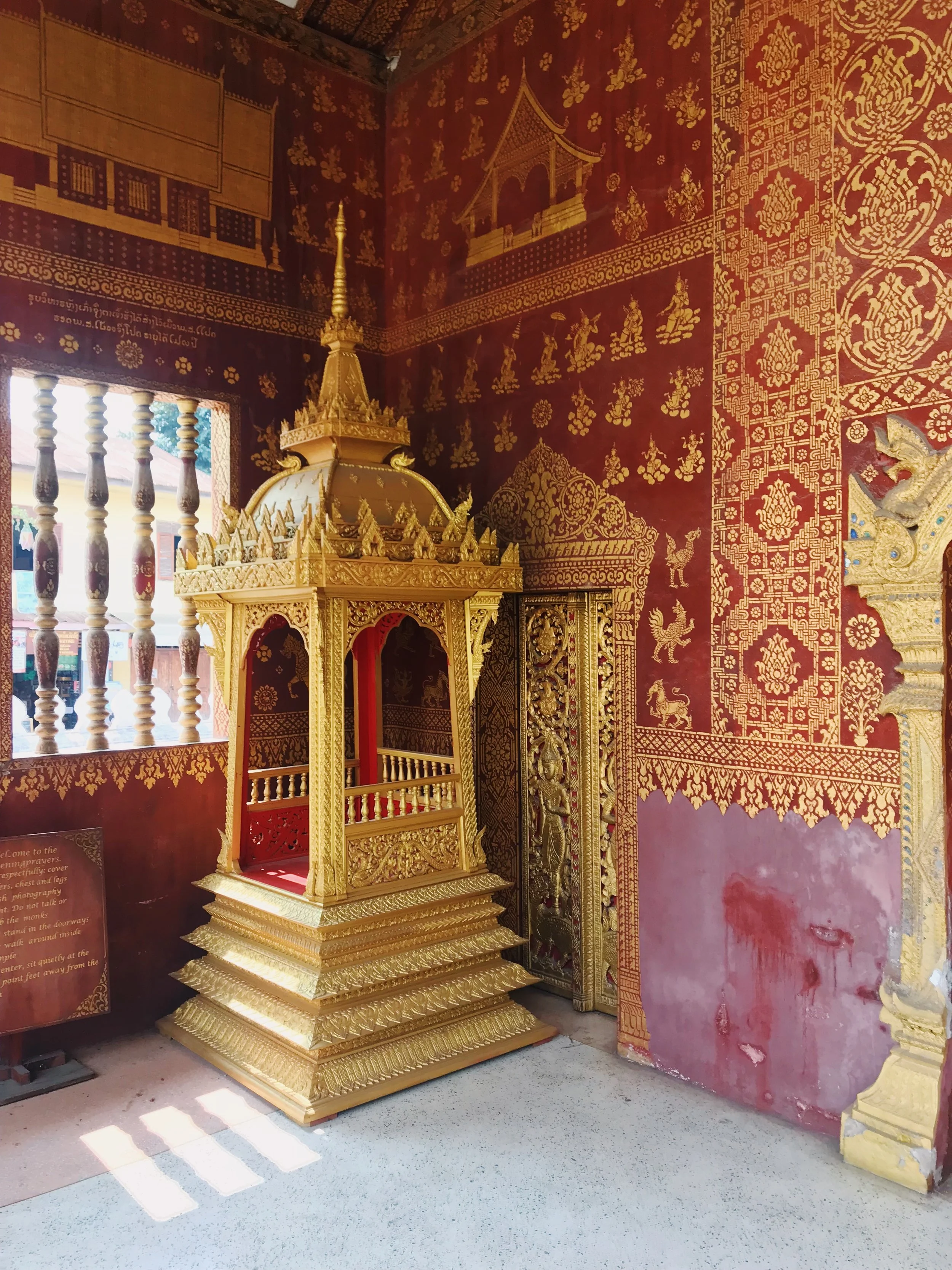 Wat Manorom, Luang Prabang, 02.21.2018