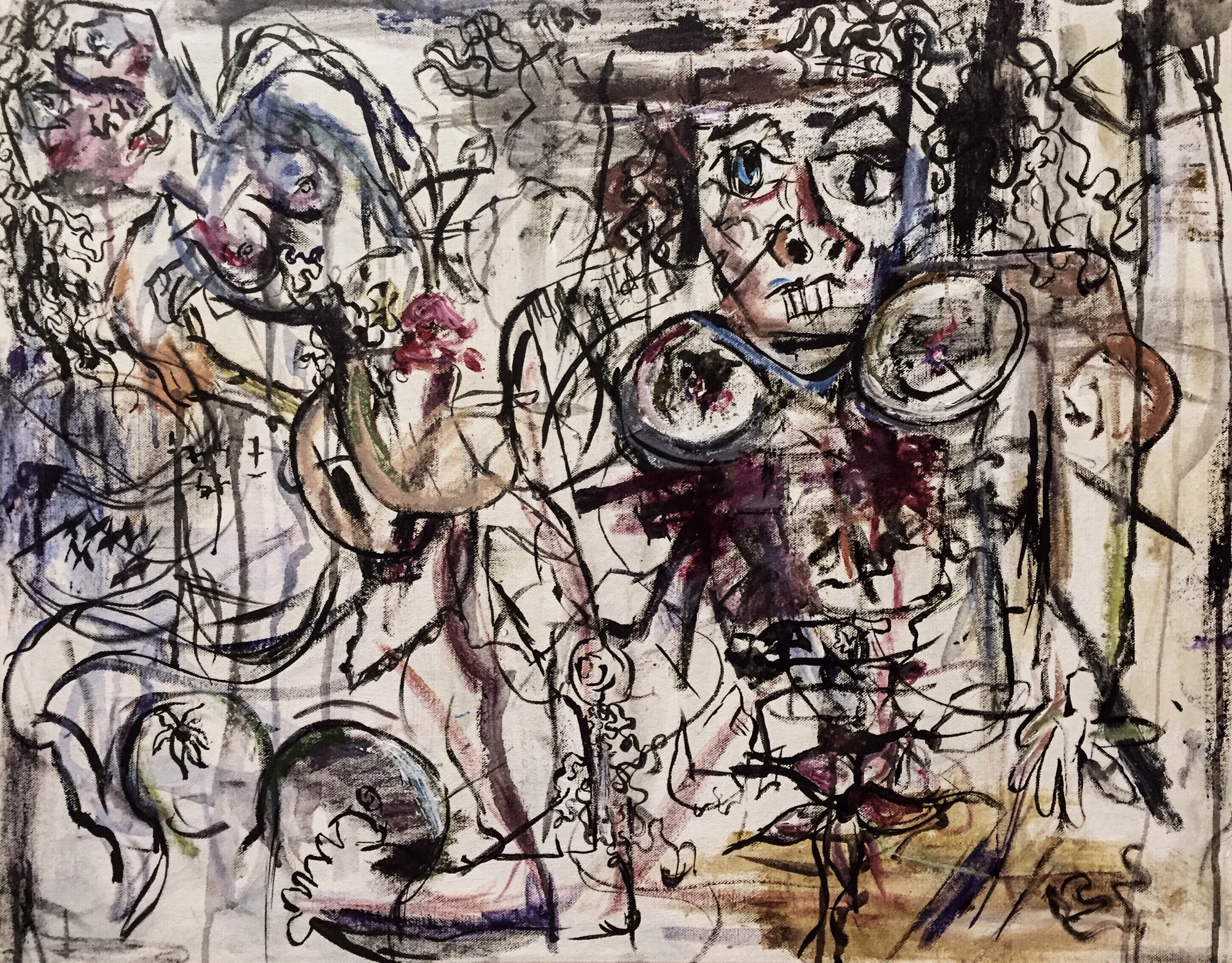 Expression (Study of de Kooning)