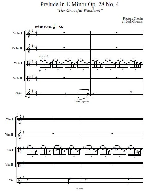 Digital Score Download - The Graceful Wanderer