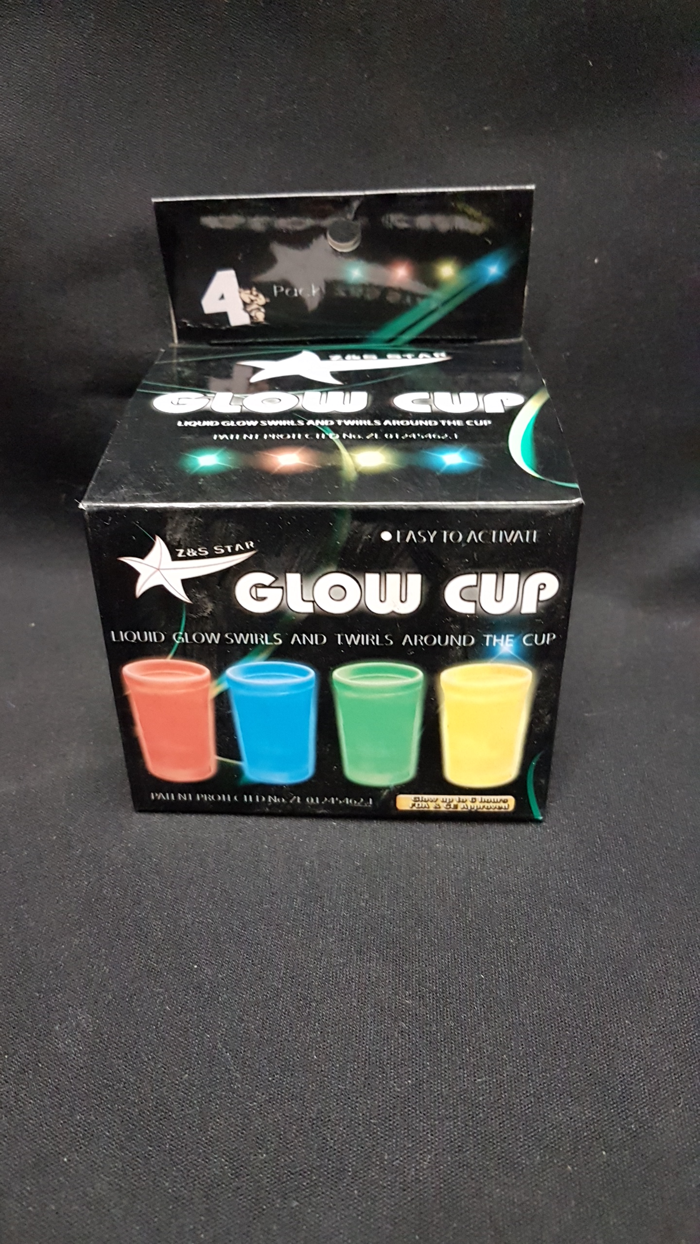 Glow cup 4 pack $1.00