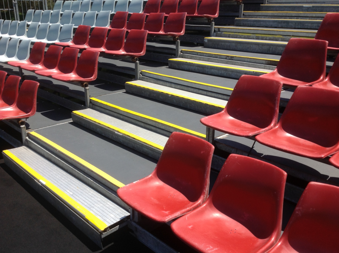 Red Seats and Stair way