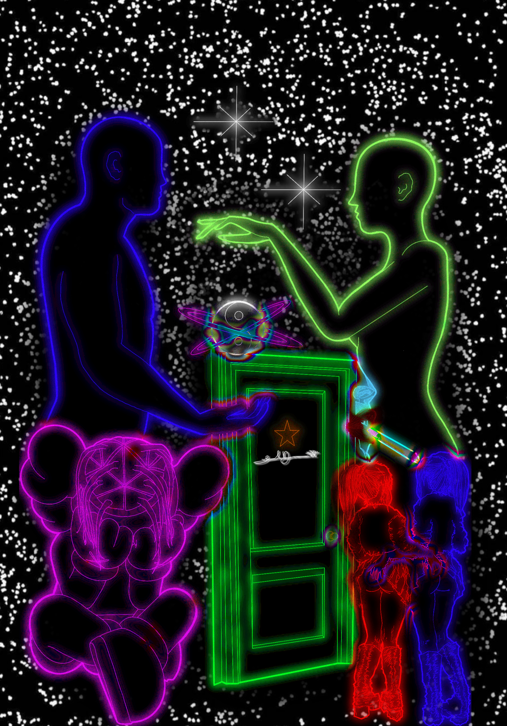 neon galaxy