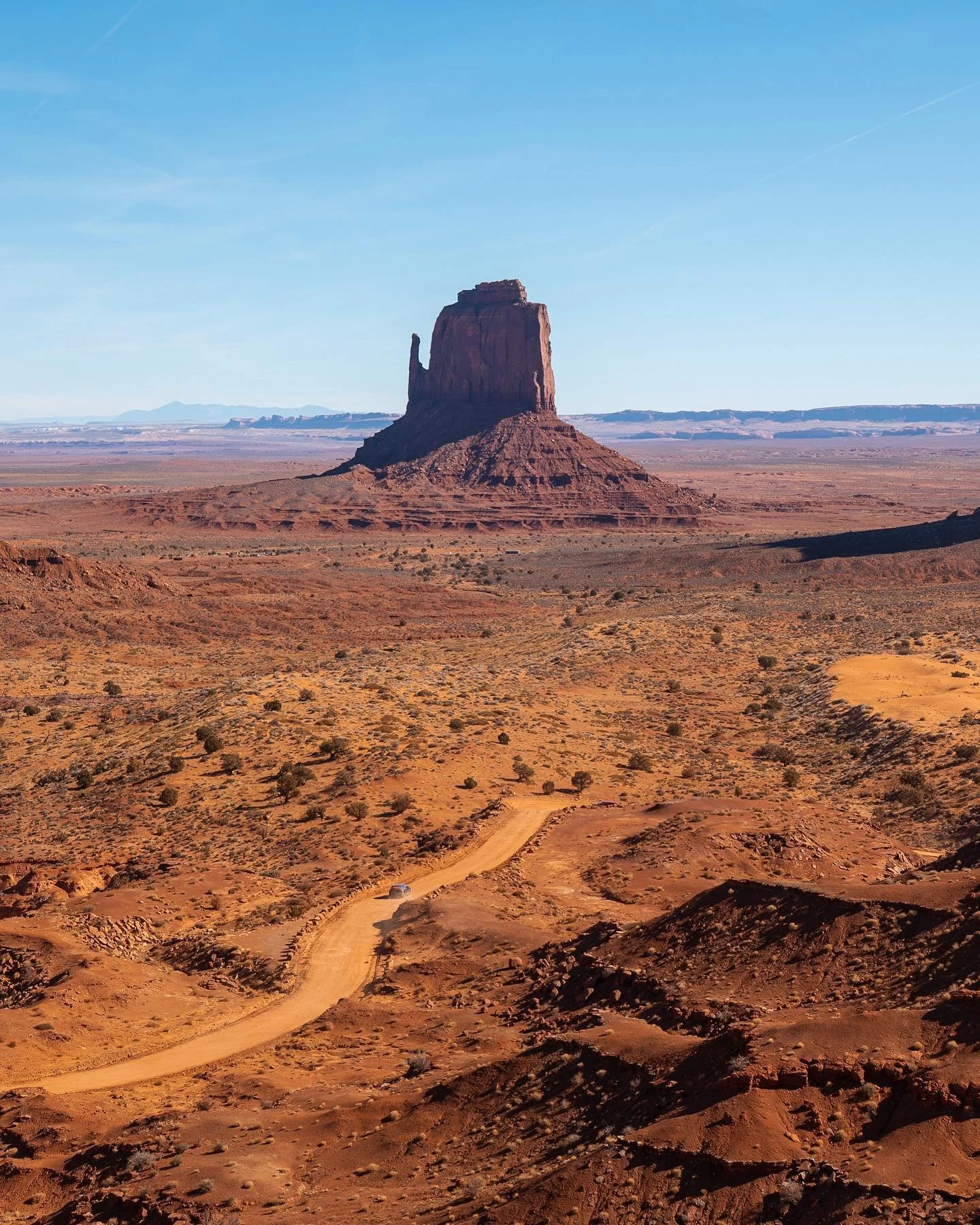 Cruising through the bends and buttes of Monument Valley. No matter where your path leads, Mazda is made to help you follow it. #Mazda #DriveMazda #Ad