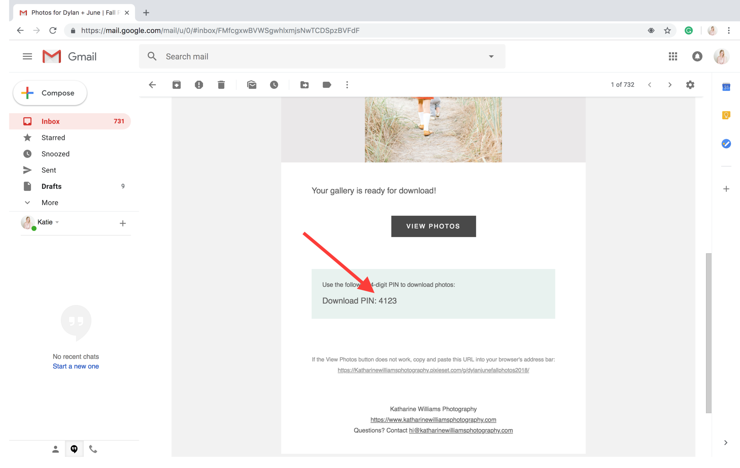 guide to downloading your images from Pixieset