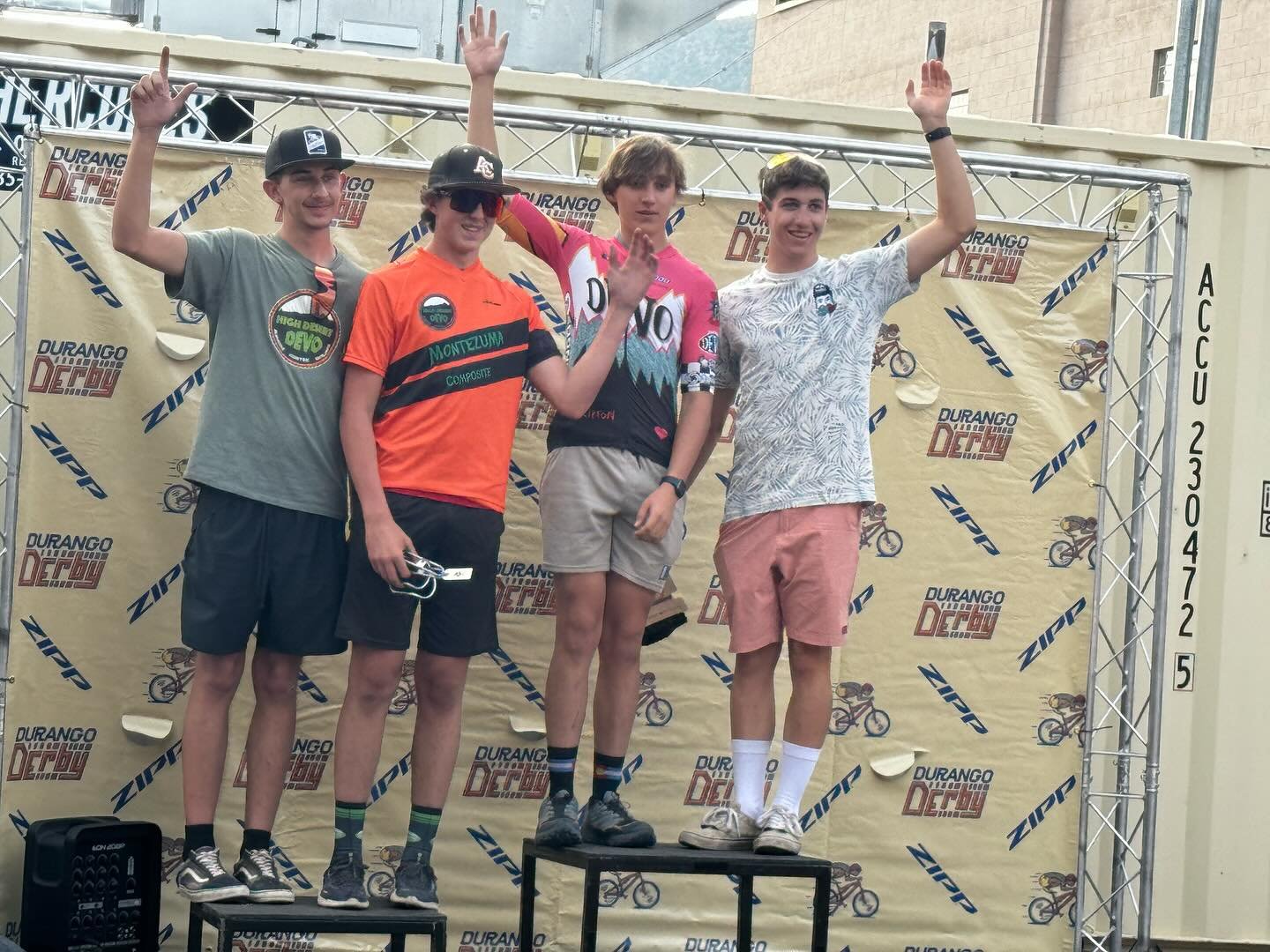 @durangoderby was a blast for us! It hurt us all but was some fasho type 2 fun! We took 2nd place in both under 18 for both 2 person and 4 person teams. #abs #wemakeriders #montezumacounty