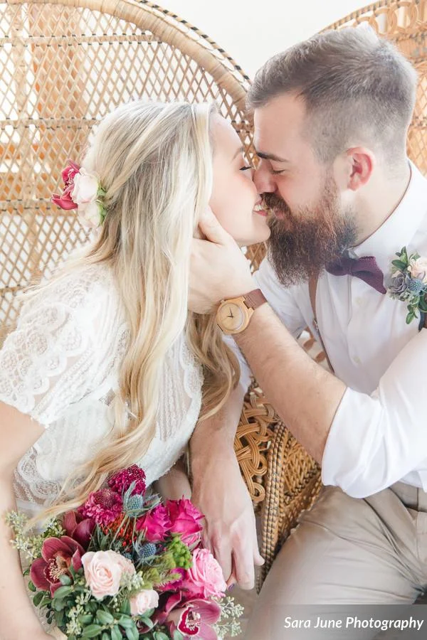 Photography: Sara June Photography Planning and Styling: She Be But Little Venue: 313 Dodge Florist: Flower Girl Studio Bridal Gown: Erika’s Bridal Makeup: Jillian Dawson Makeup Artistry Hair: @laurenauroragus @salonelan.wi Invites: @gaby_lara10 Favors/place cards: E|M Candle Co Dessert: Frio Mexican Treats Bride’s Ring: Avenue Jewelers Linens: BBJ Linen