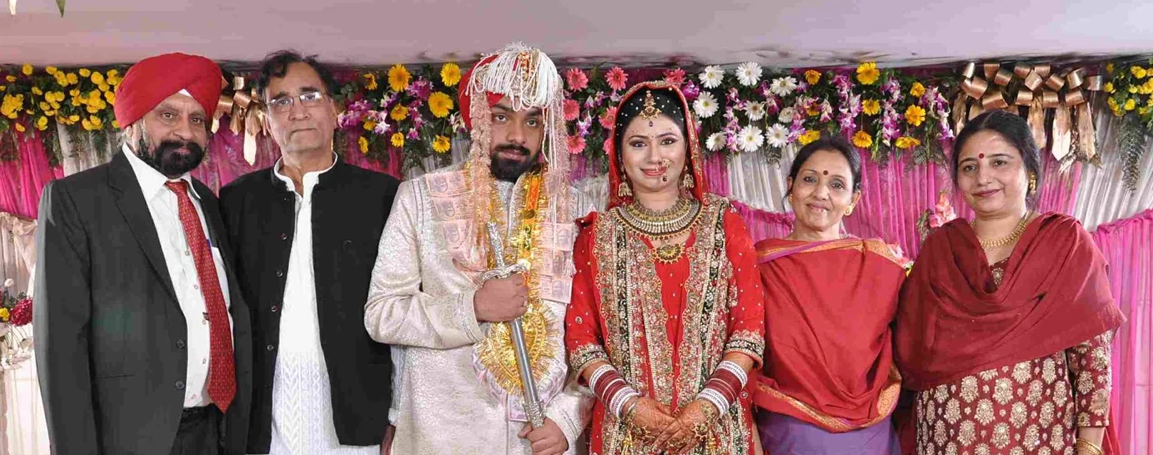 Shirin's parents at the wedding of her childhood friend.