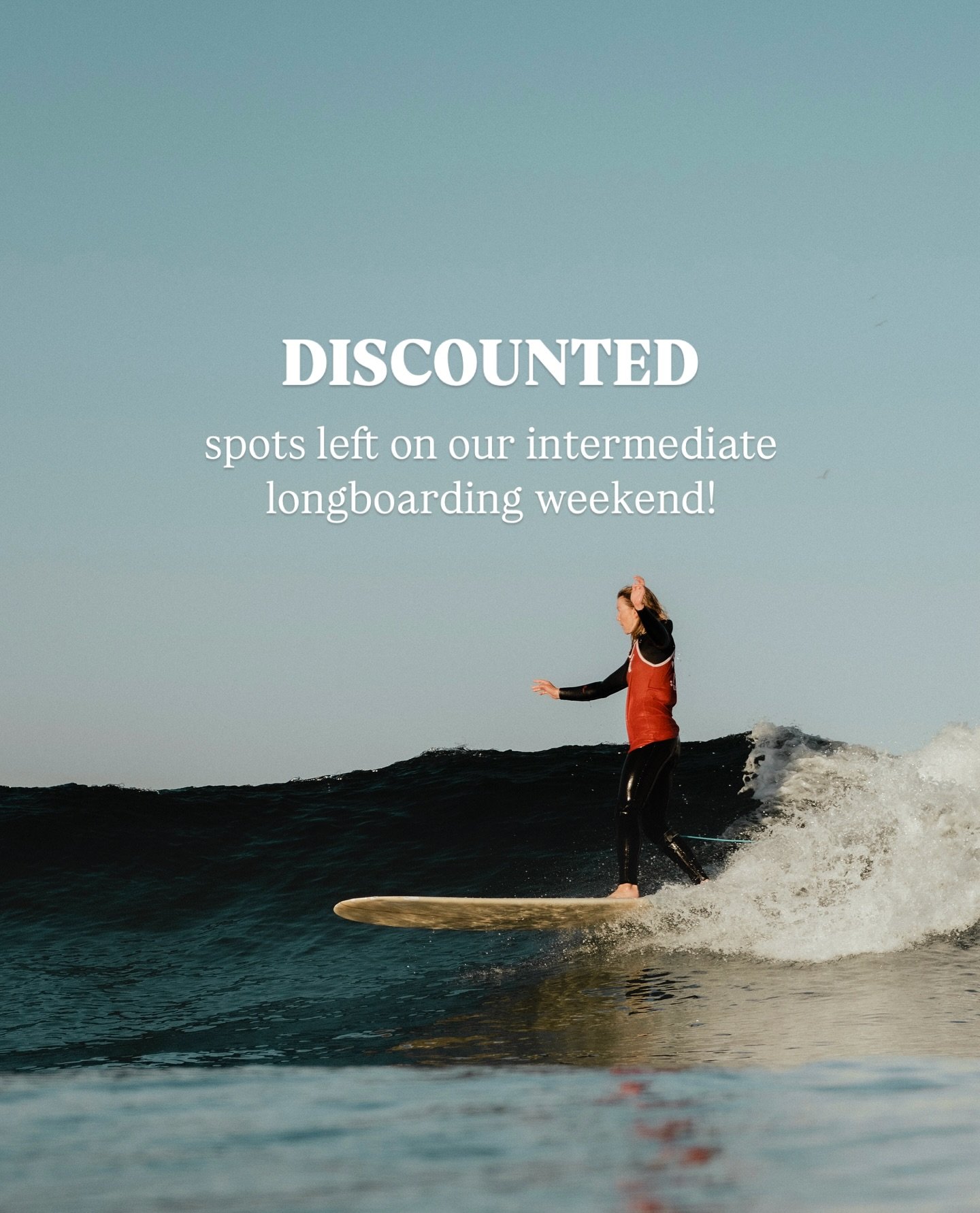 Last minute DISCOUNTED spots available on our Intermediate Longboarding trip from June 20-23 for $500 ($300 bucks off, almost 40% off normal price 😮💵🚨)

Trip details:
These trips are tailored for folks who have experience surfing and are looking t