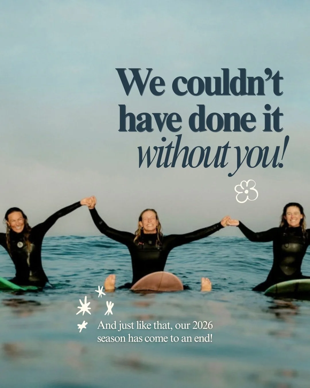 That's a WRAP!

And what a season it's been. 

To our community ---- Thank You. Sincerely, from the bottom of our hearts. Our non-profit is stronger and more sustainable because of all of you. 

Big shout outs to @surfgrove , @surfsister , @singlefin