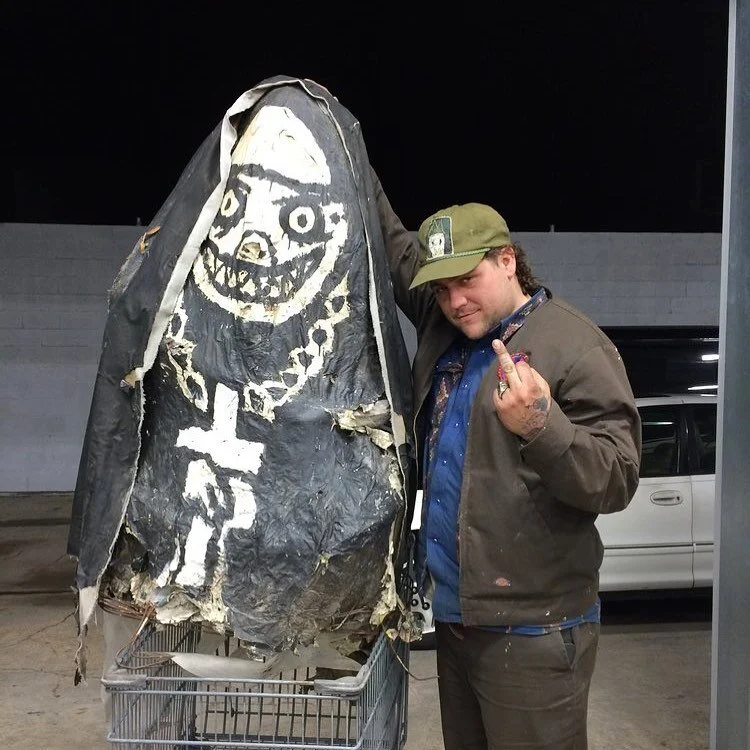 Never got to take Big Will&rsquo;s Polaroid, but I did steal a shopping cart for him one year and helped him make this float sculpture.