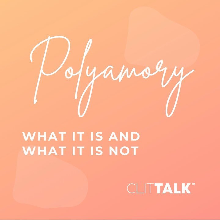 What is consensual non-monogamy? What does it mean to be #polyamorous ?! 

Check out the rest of this juicy caption and Share your thoughts in the comments! 💋 

Polyamory definition = many love. 

#polyamory IS&hellip;
✅ Intimate relationships - phy