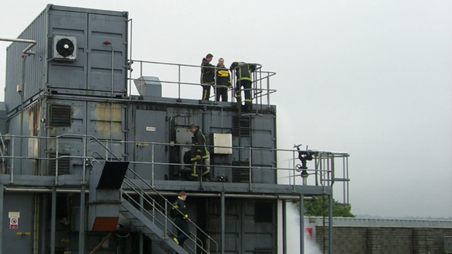Fire-fighting and water-survival training courses