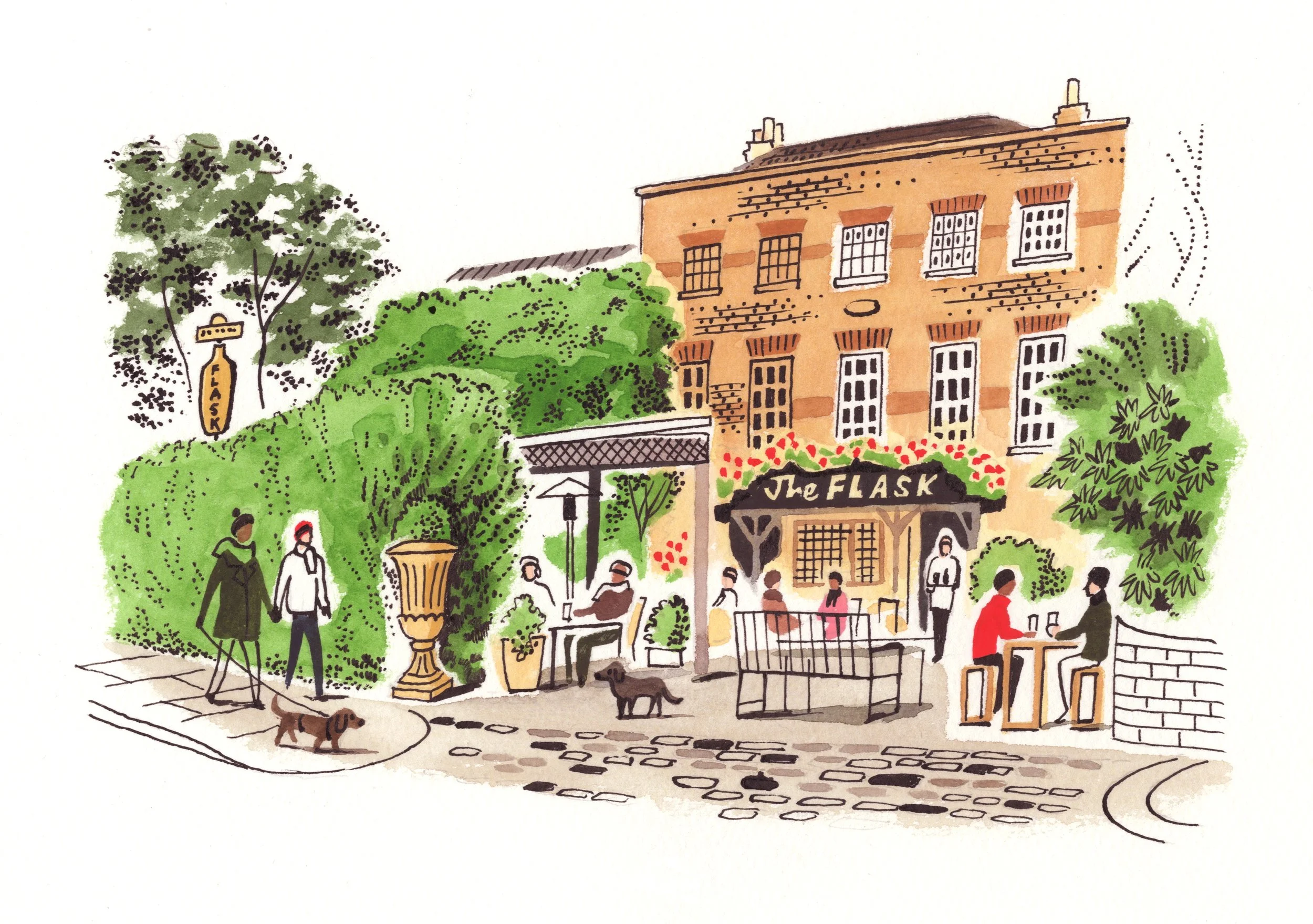 London Magazine, The Flask ARTWORK.jpeg