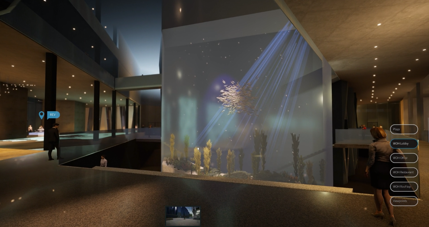 Screencapture from the lobby
