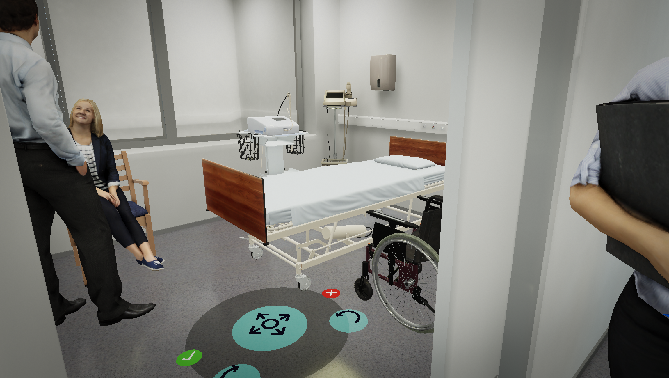 This virtual building simulator provides an efficient way to plan, test, secure and train for task-driven building structures such as hospitals, manufacturing, airports and other structures where important tasks are done by staff and where safety and process is of the utmost importance. Go to story >