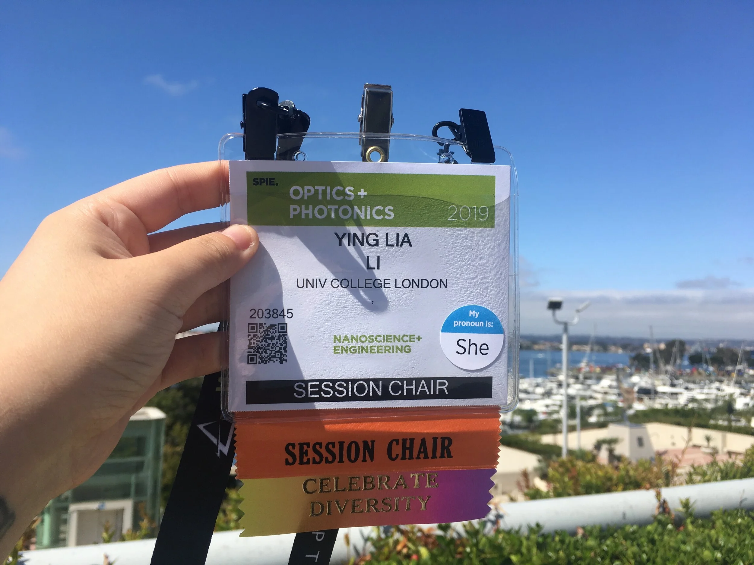 SPIE Optics + Photonics 2019