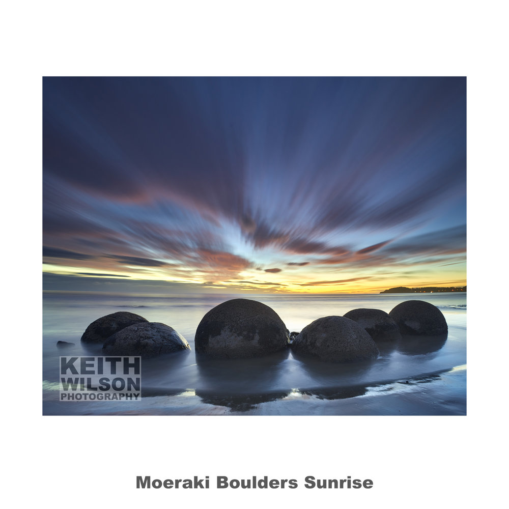 Moeraki Boulders Sunrise