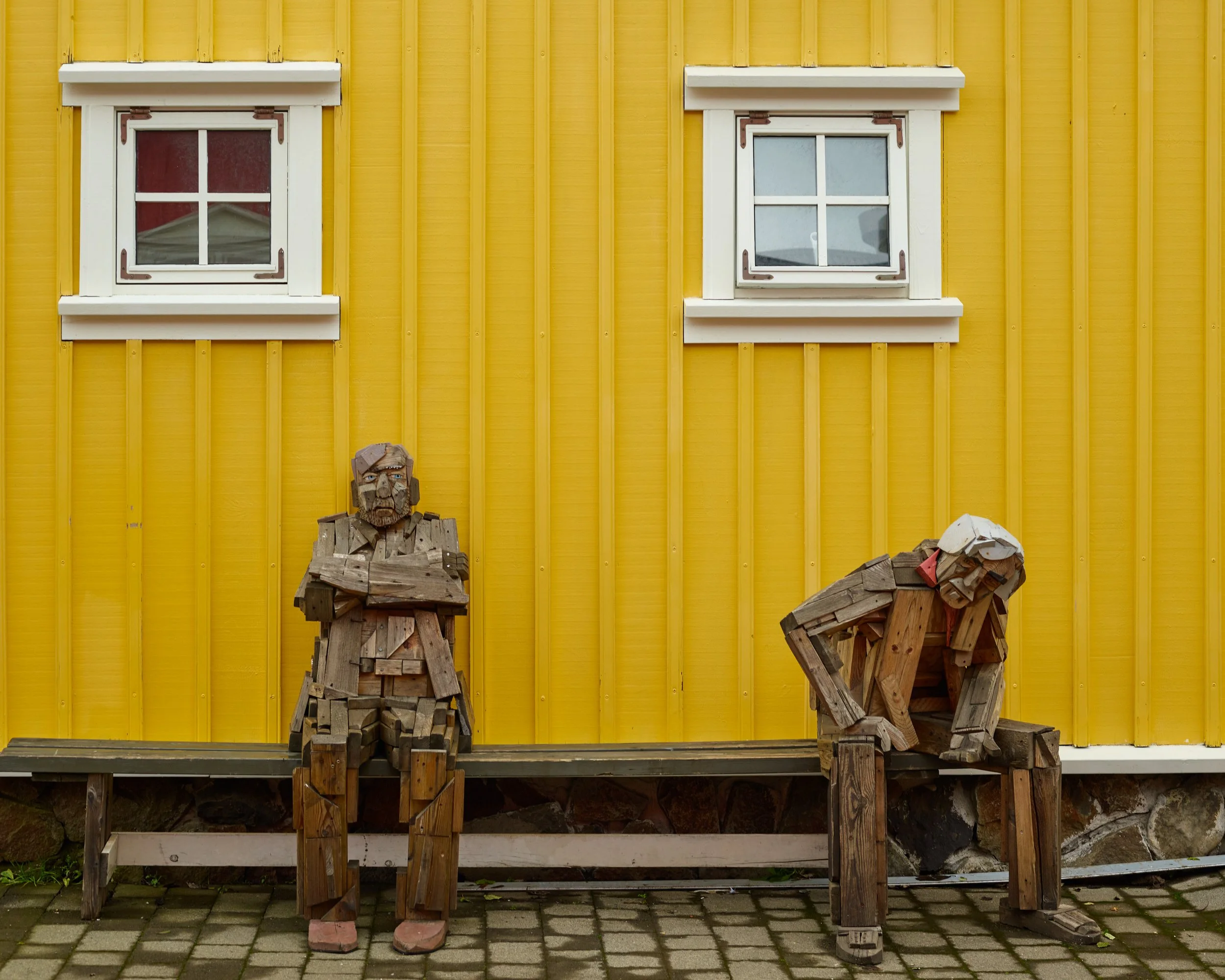  Hannes Boy is a unique but homey restaurant that offers a cozy and romantic environment at Siglo´s marina village. It is located in the bright yellow house by the marina in Siglufjordur. The restaurant Hannes Boy is named after a local legend and fi