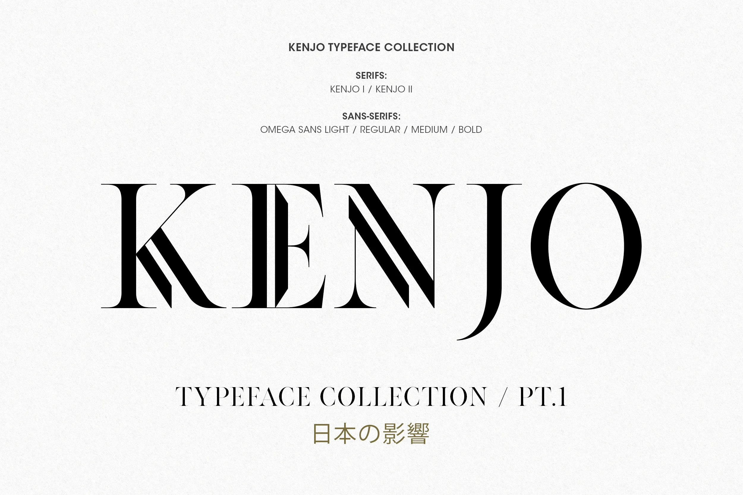 KENJO | FONT COLLECTION
