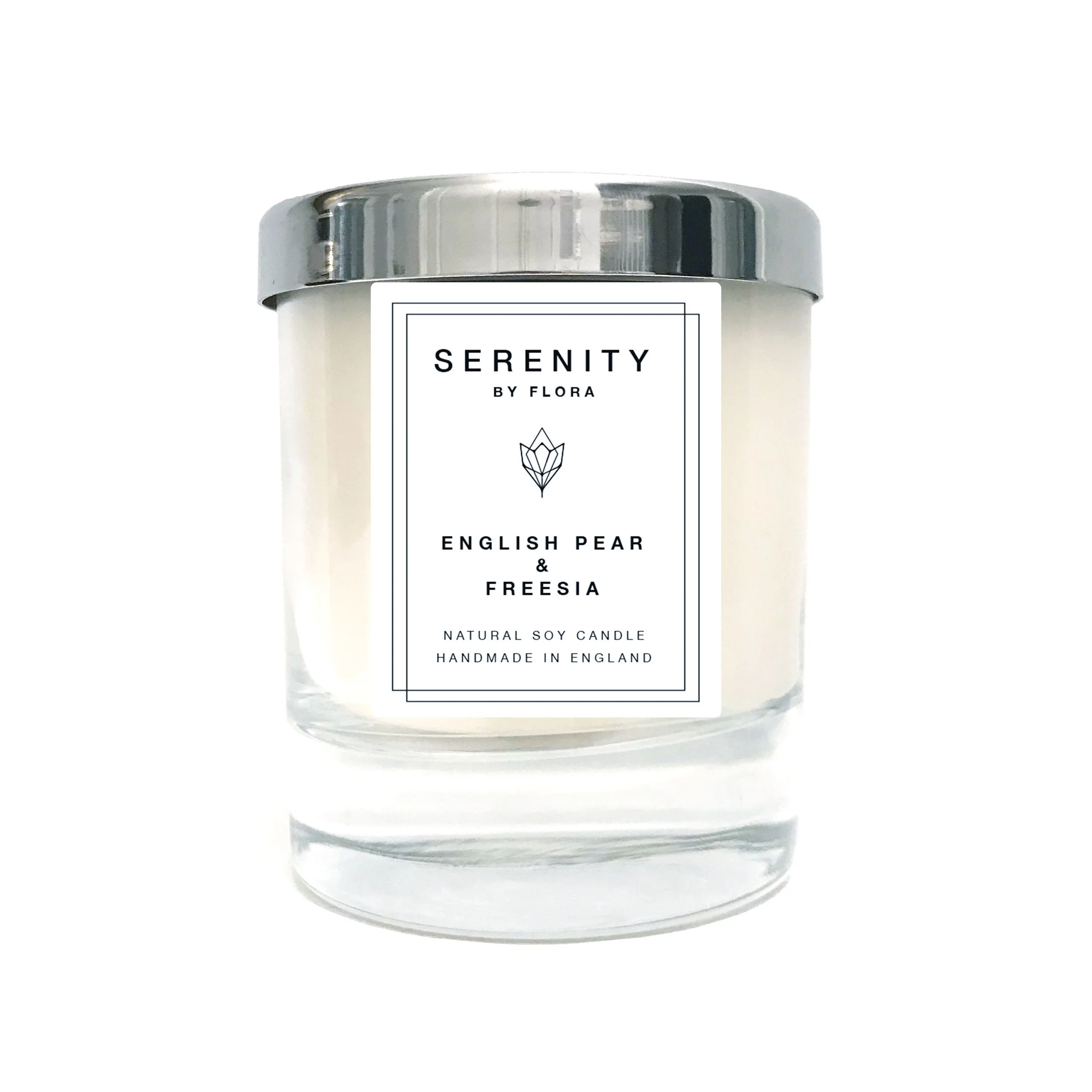 English Pear &amp; Freesia Travel Candle, 150g