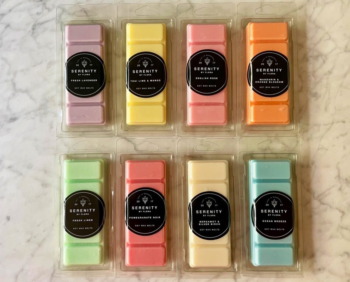 🌱 Our Soy Wax Melt Snap Bars are made with vegan 100% soy wax and the finest fragrance oils without chemicals and paraben 🌱

They will fill your home with divine aroma&hellip; Available in 28 popular scents and 8 shimmery colours. 

Shop now and ge