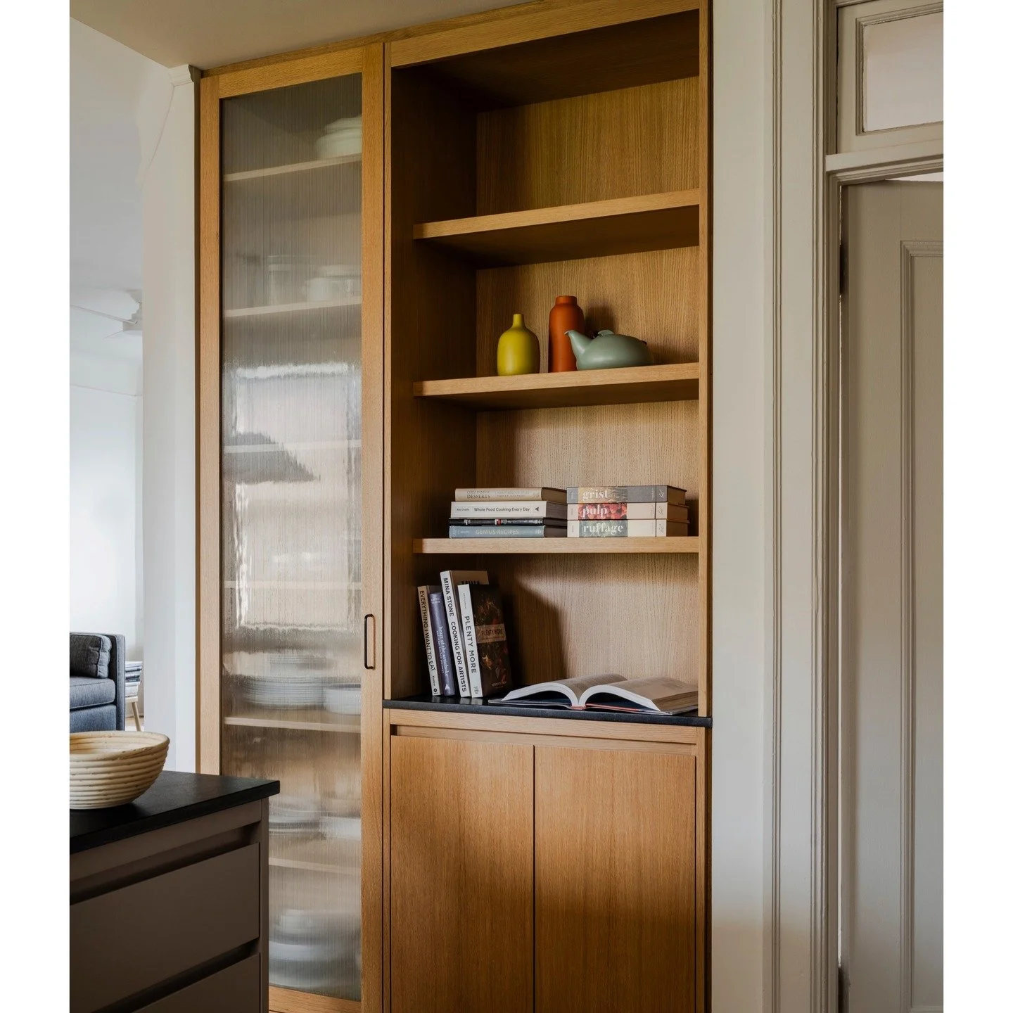 Millwork from a recently completed project in Jackson Heights | Photography @atanz Styling @miraevnine