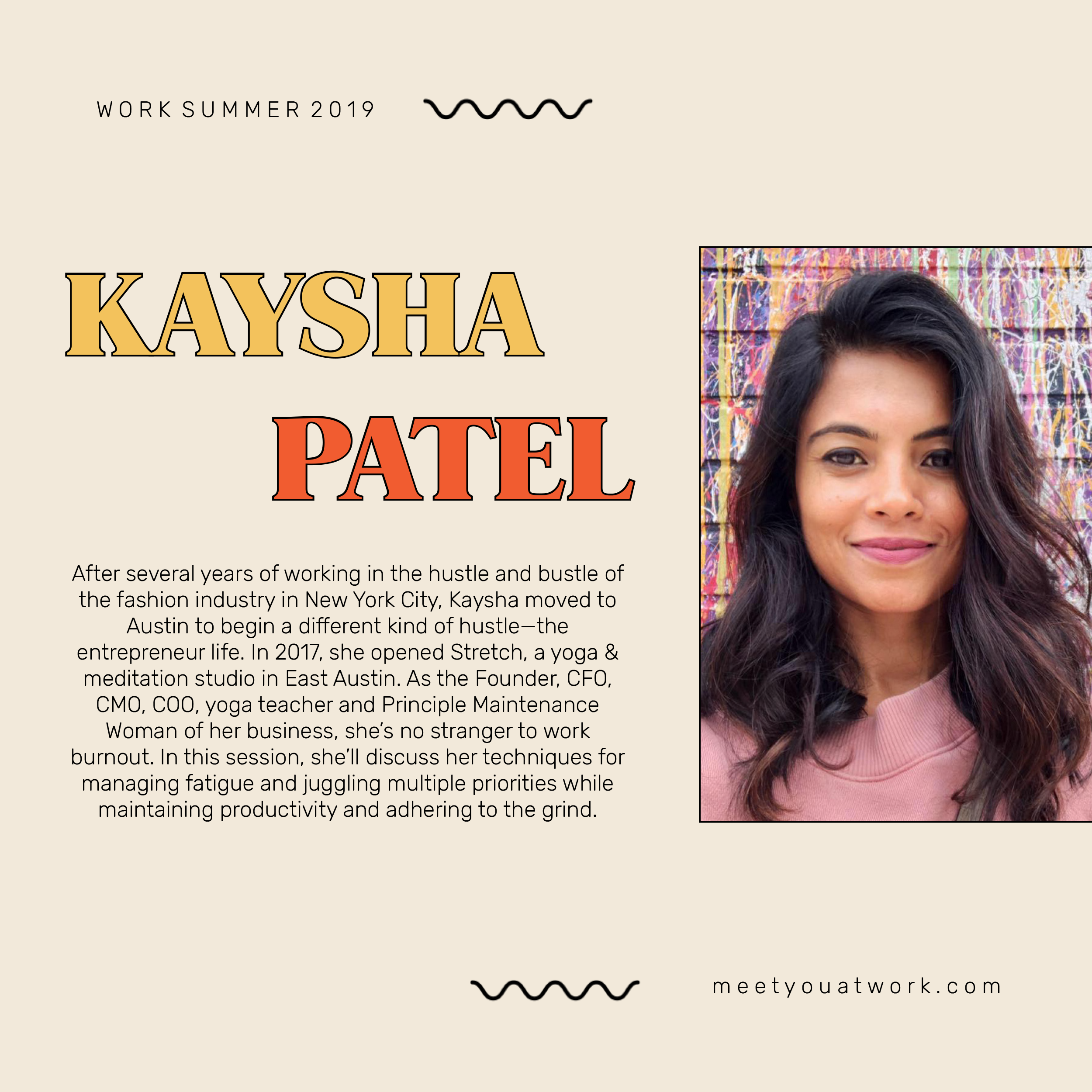 On The Culture of Self-Care: Yoga Instructor and Entrepreneur Kaysha Patel