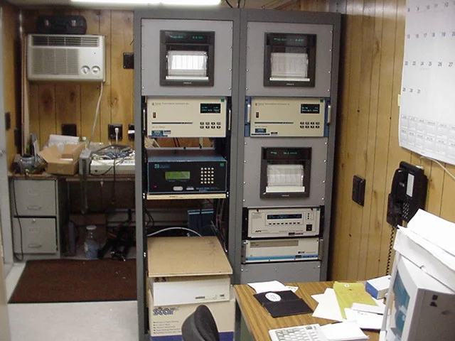 Monitoring data being collected at the Grand Rapids air quality monitoring station