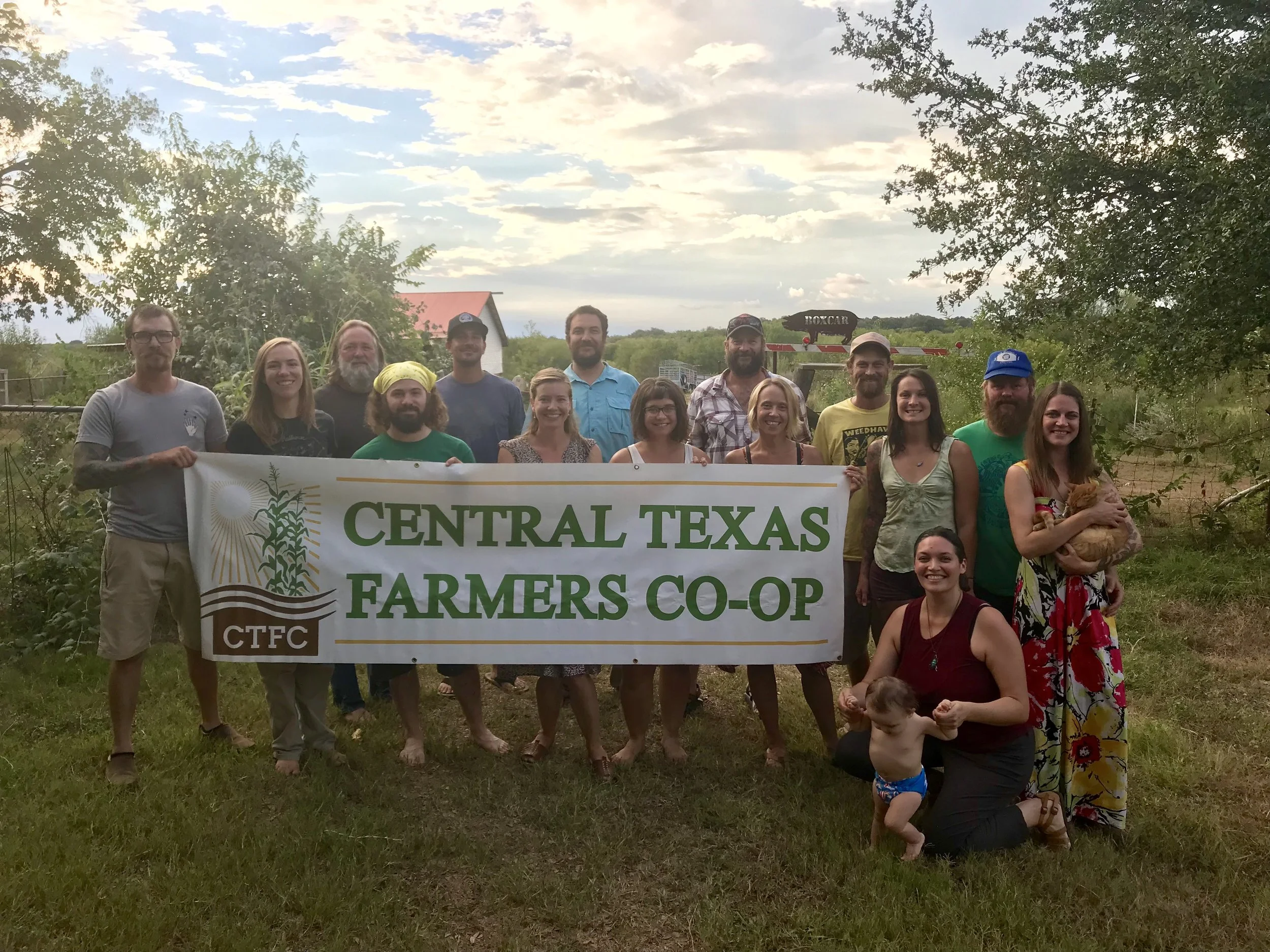 Part of the CTFC Family. Taken at Boxcar Farm & Garden, at one of our regular meetings.