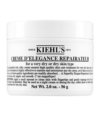 1. Kiehl’s Creme D’Elegance Repairateur facial moisturizer