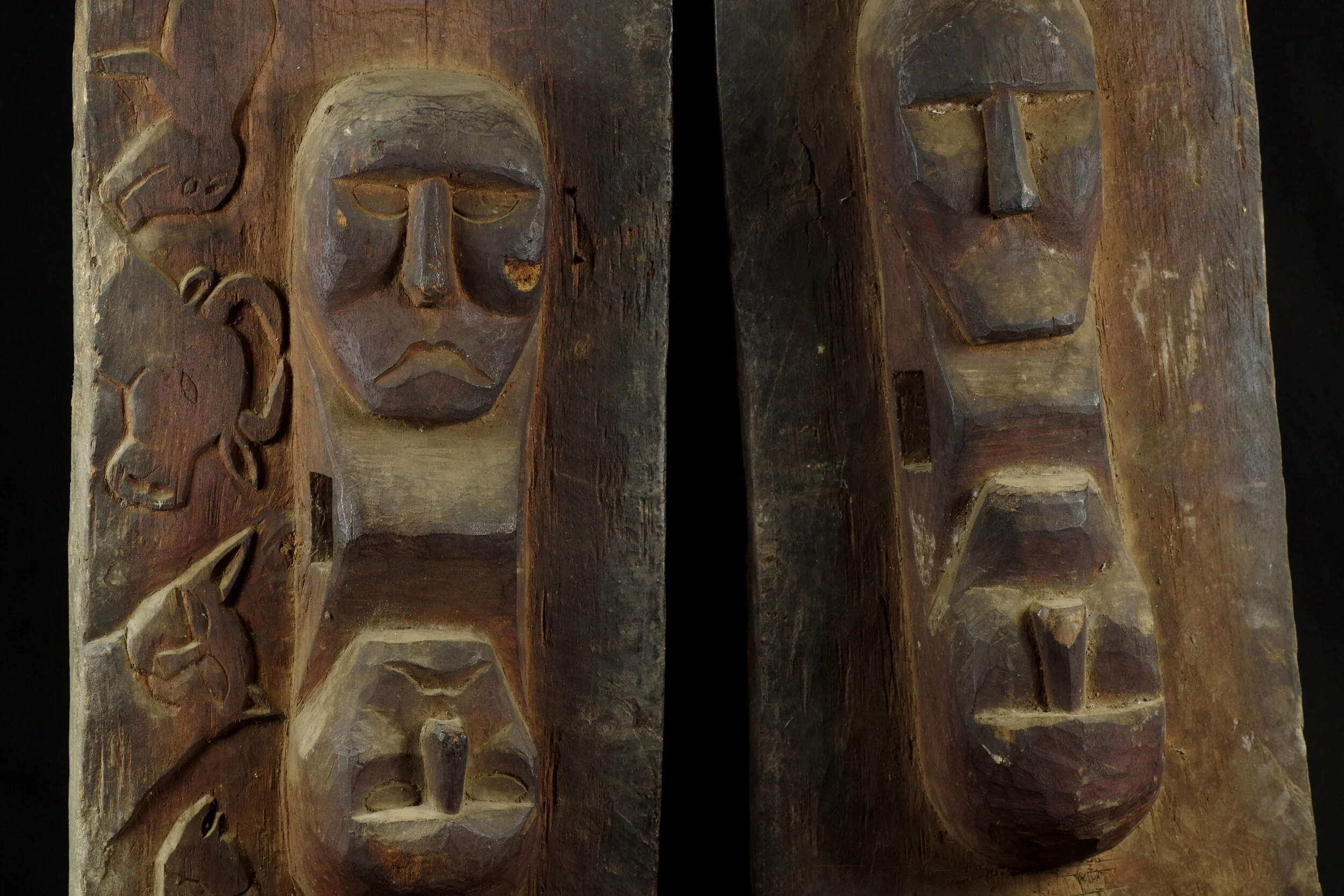 Antique Tribal Timor carved door