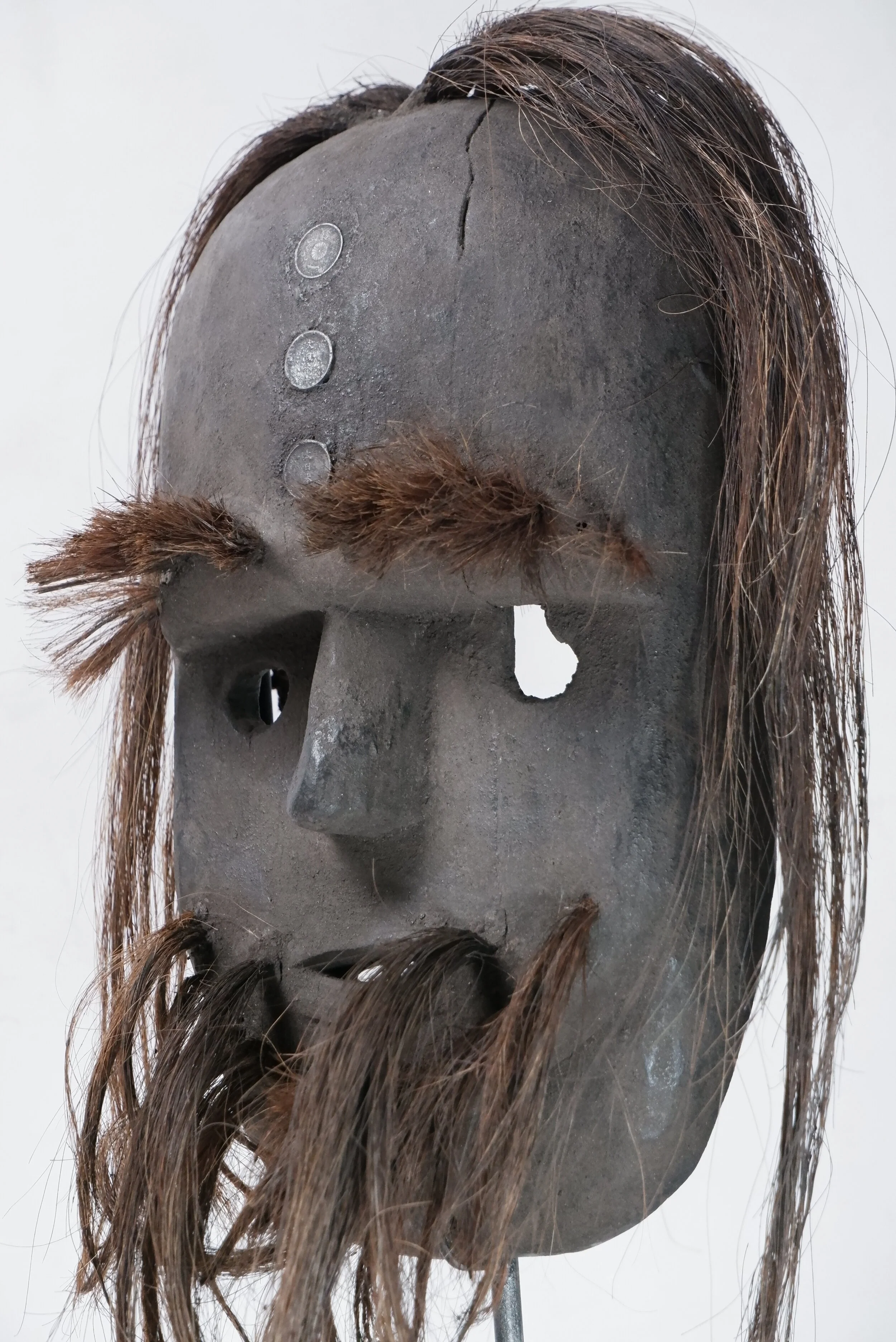 Timor Mask with horse hair