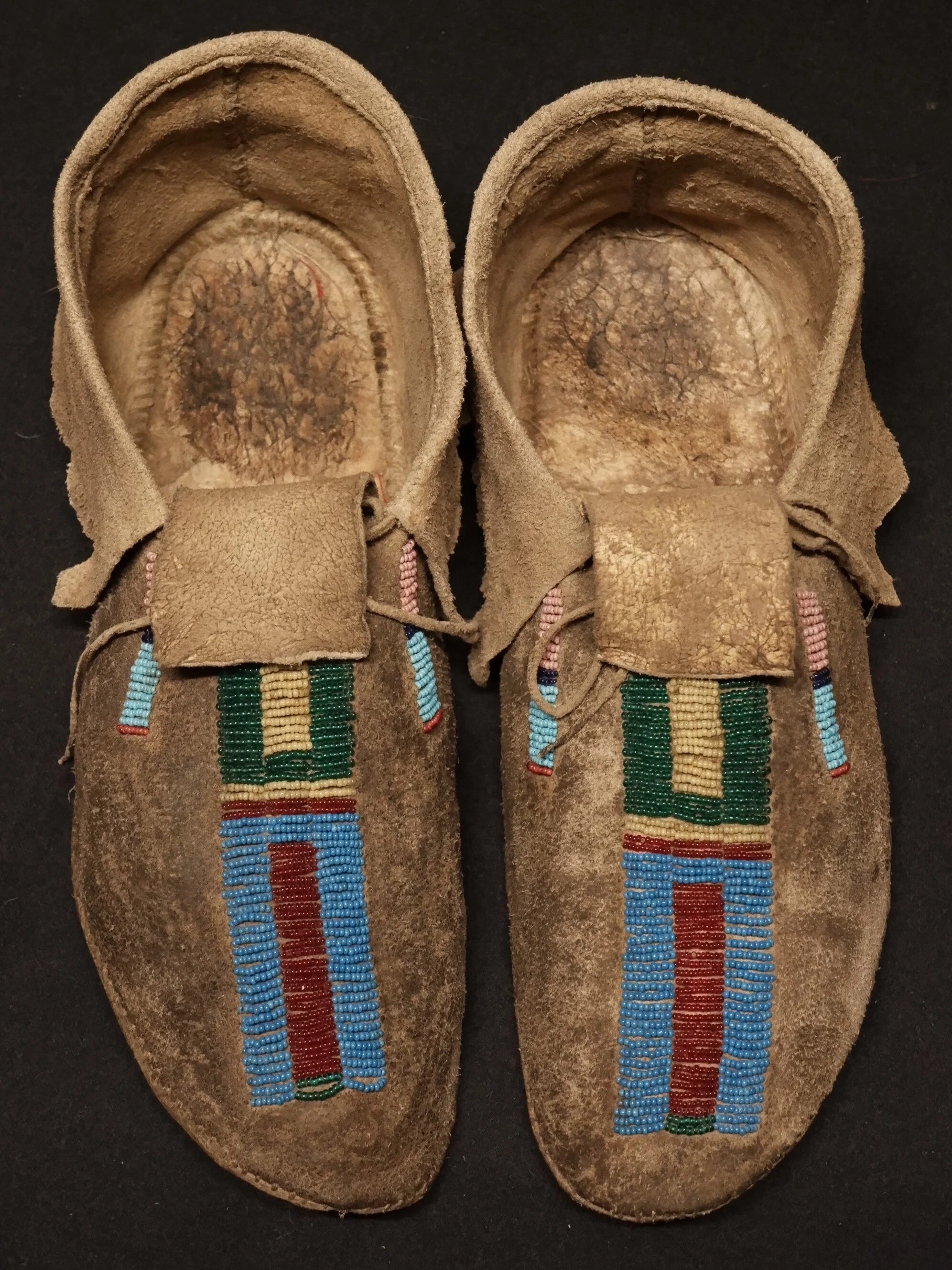 Antique Native American Crow Mocassins