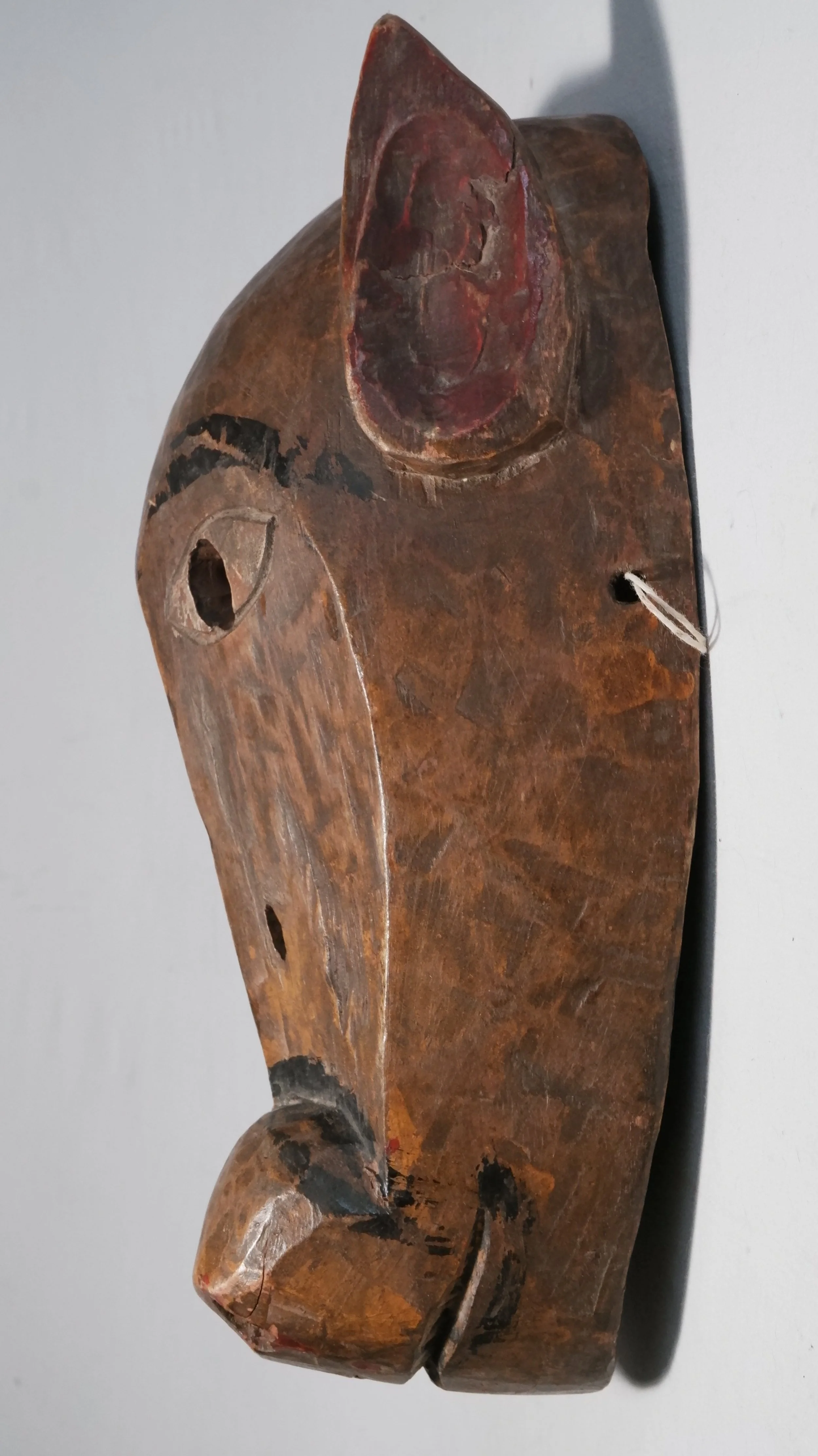 Old ritual painted Hanuman Nepalese wooden Mask — Magellan Art Gallery