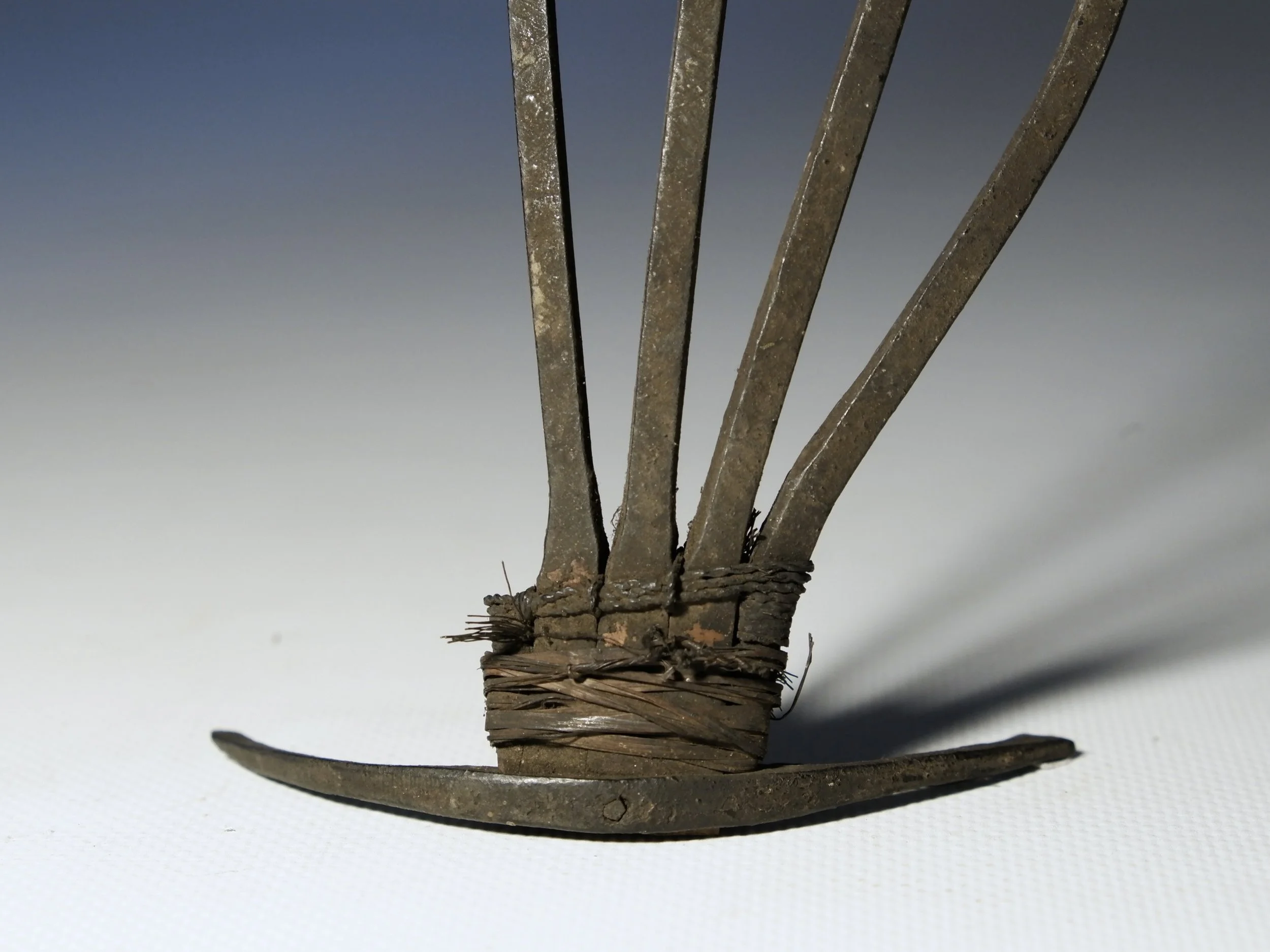 Antique ritual Timor Belu tribal horn comb