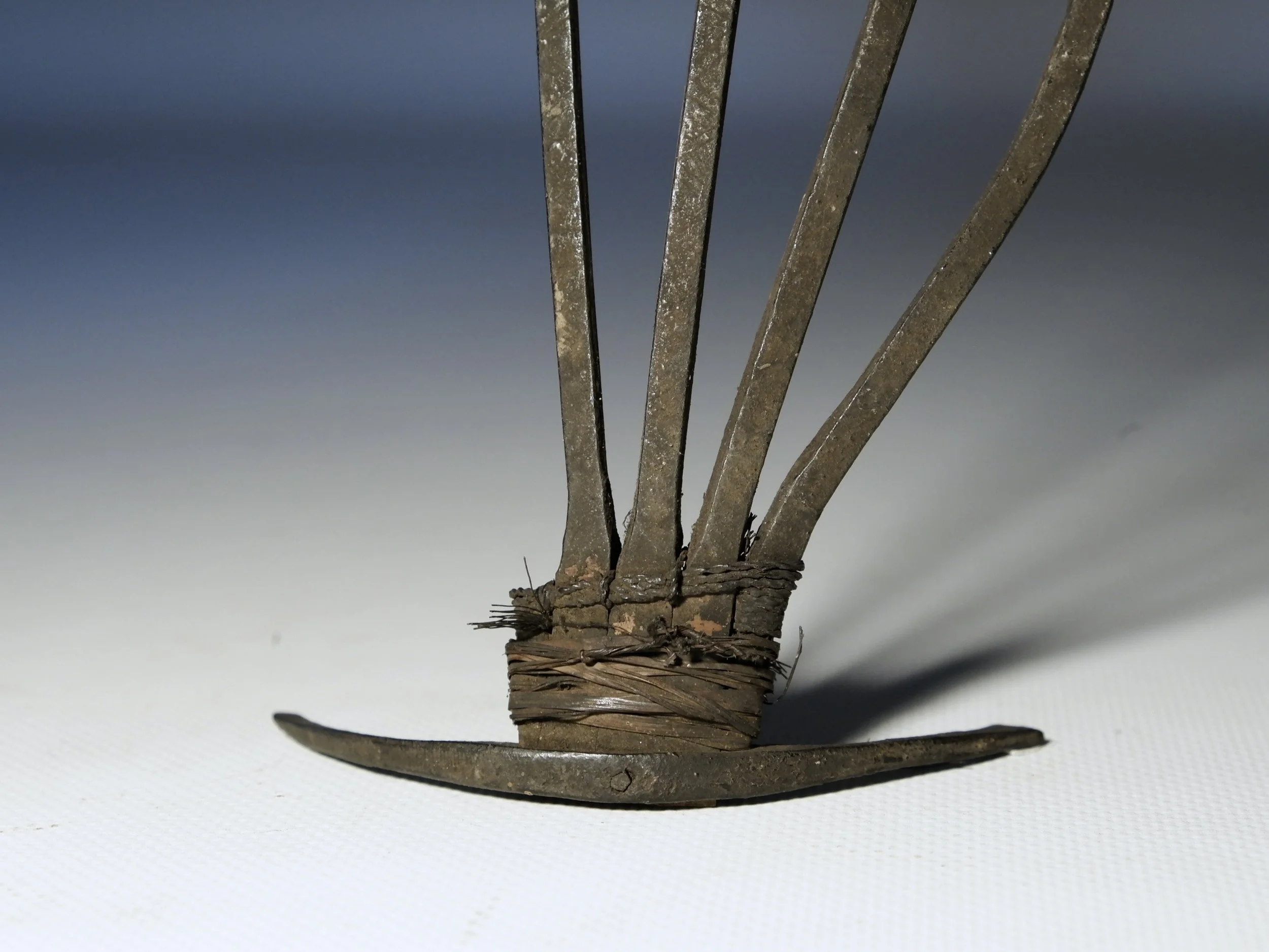 Antique ritual Timor tribal horn comb