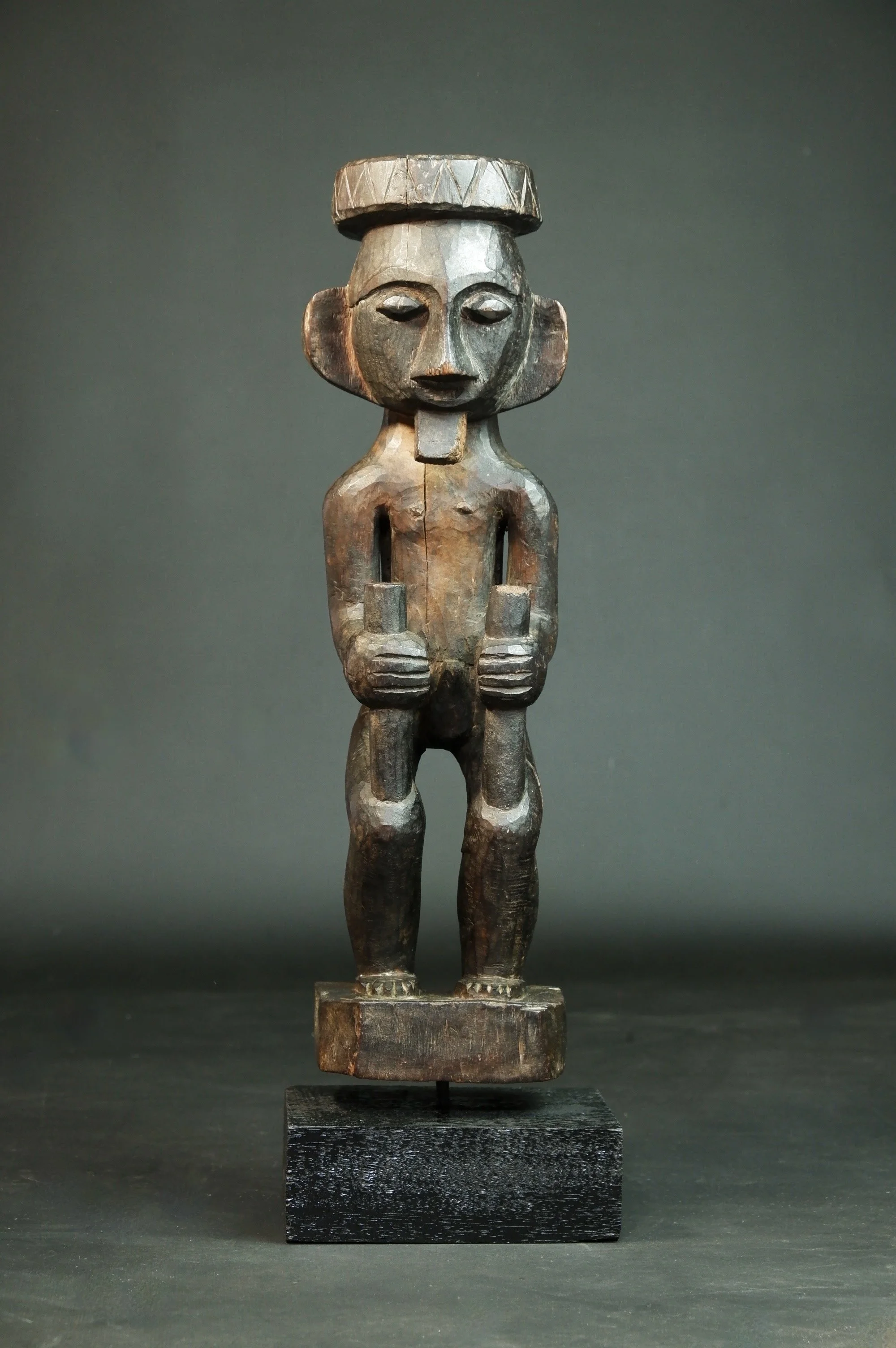 NIAS ANCESTOR WOOD FIGURE #ADU ZATUA.