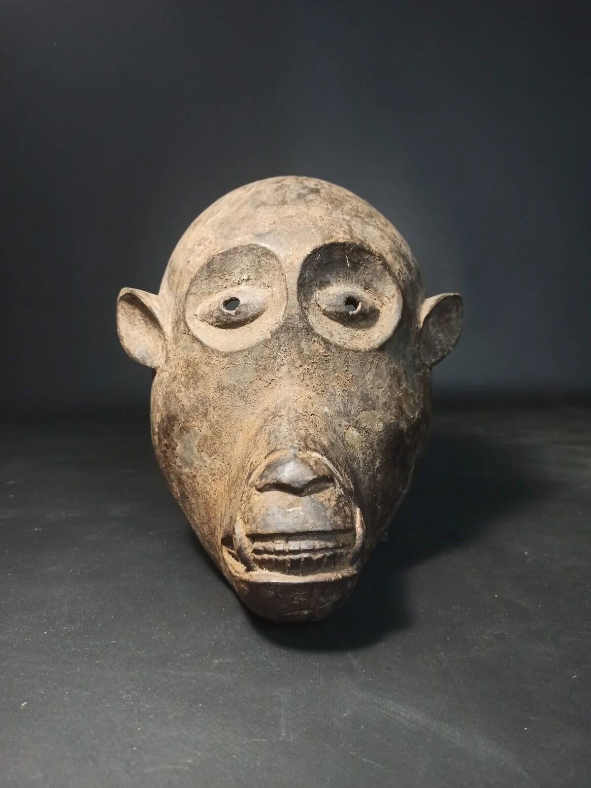 antique dayak borneo monkey dance mask