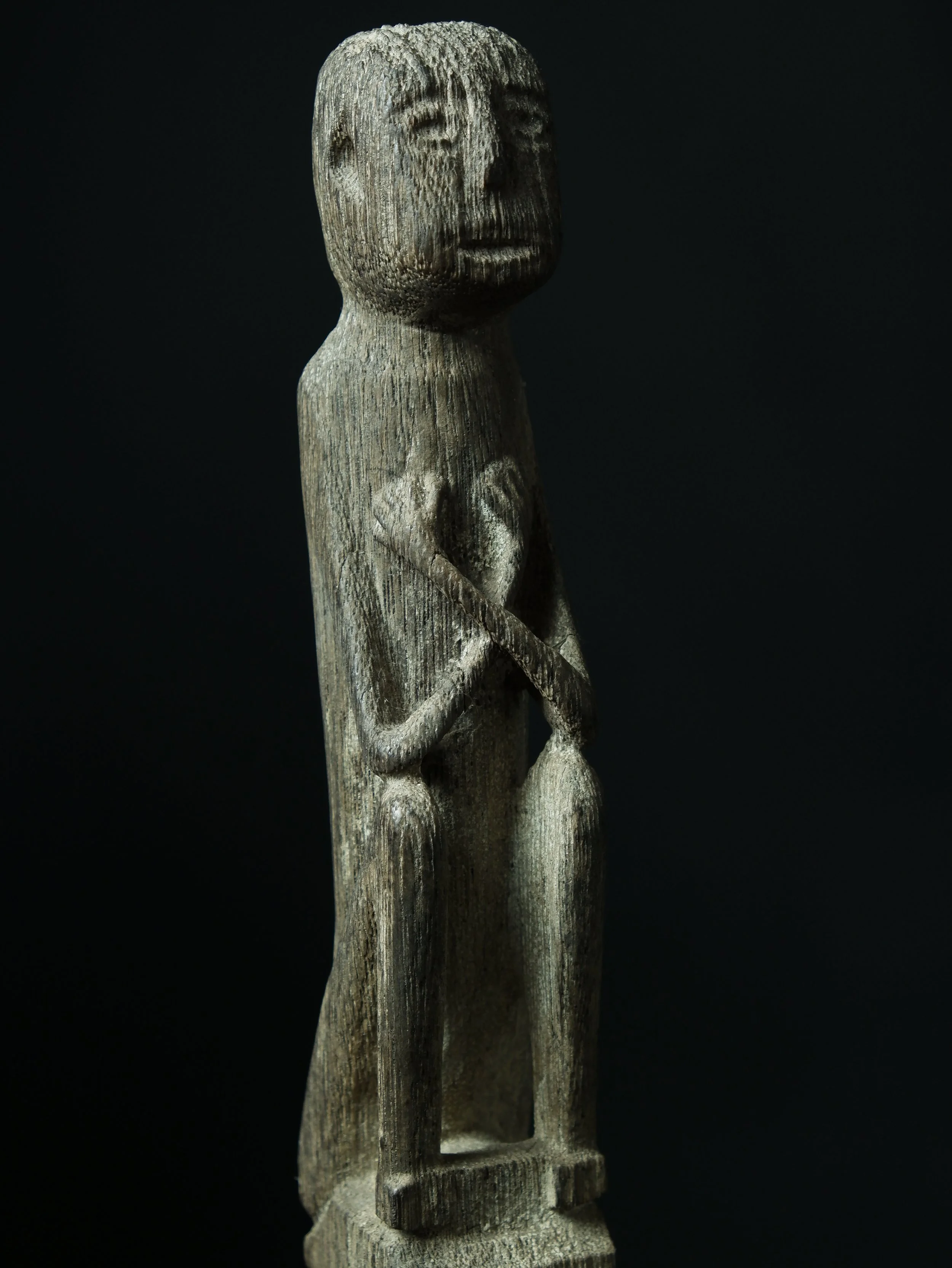 Antique Dayak rice stick Borneo tool